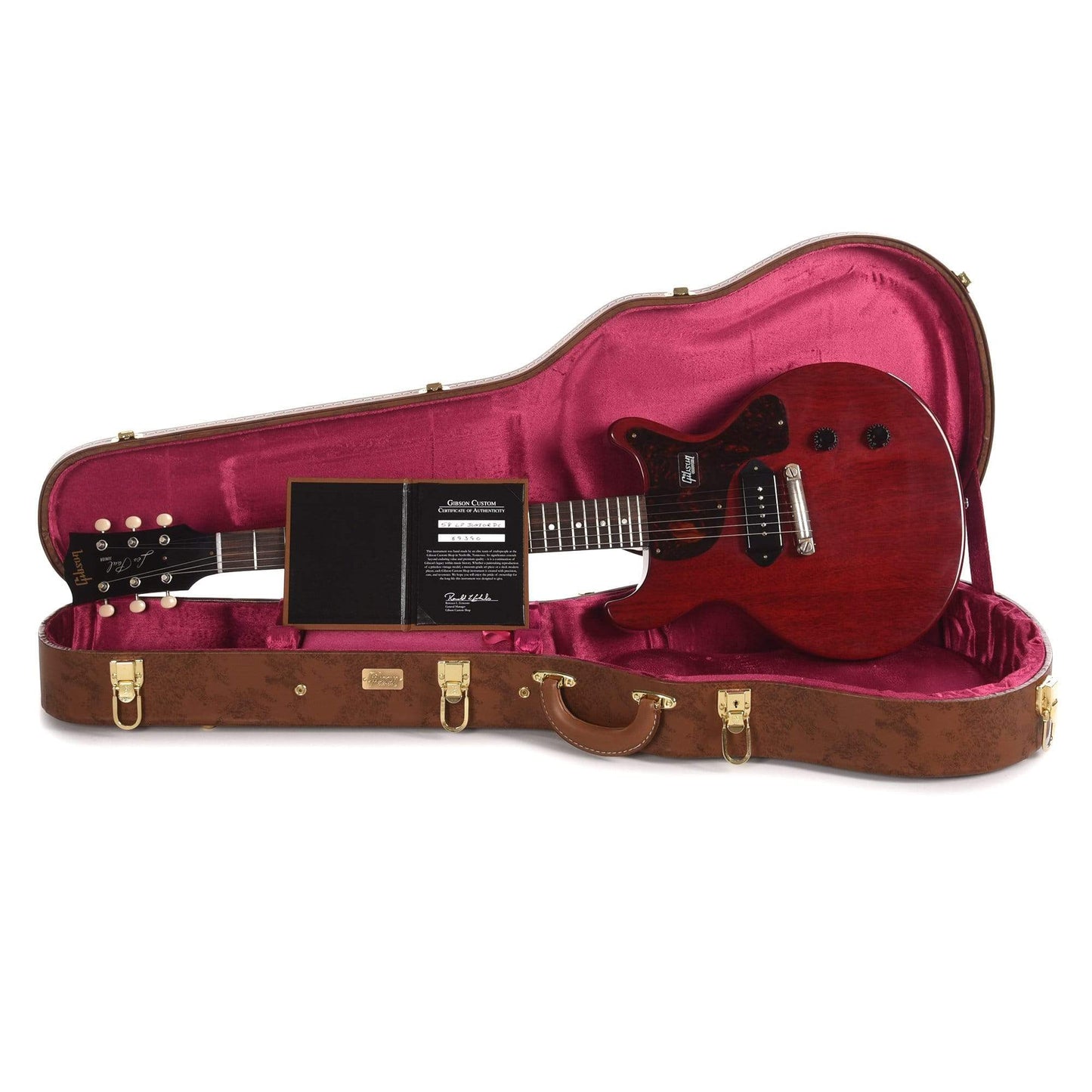 Gibson Custom 1958 Les Paul Junior Double Cut Reissue Cherry Red VOS Electric Guitars / Solid Body