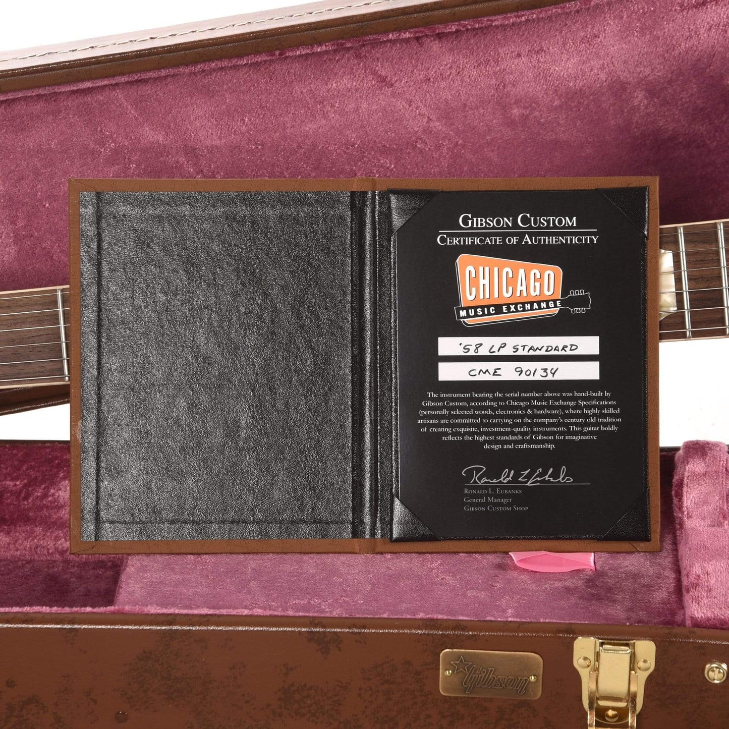 Gibson Custom 1958 Les Paul Standard "CME Spec" Plain Top Slow Iced Tea Fade VOS w/60 V2 Neck Profile Electric Guitars / Solid Body