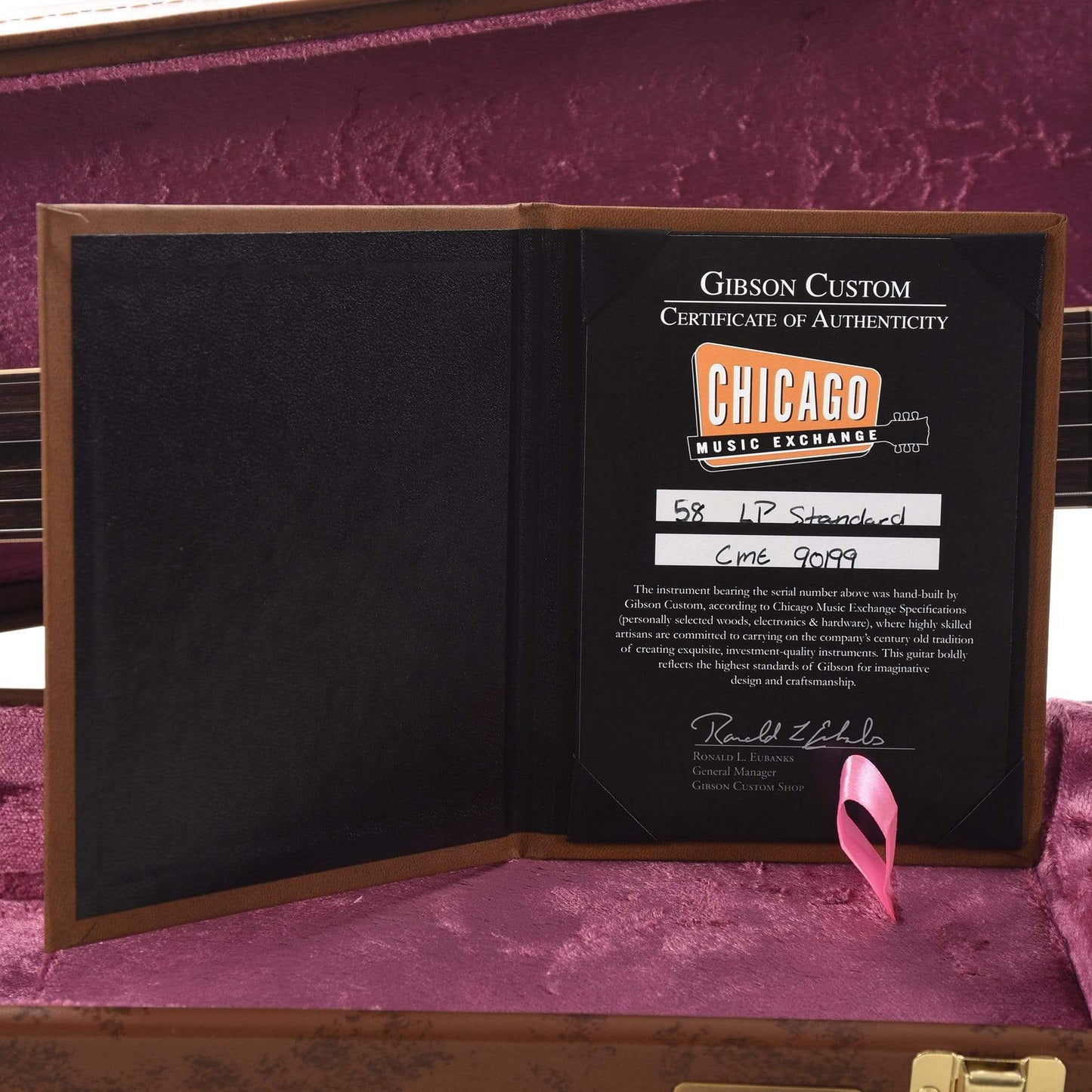 Gibson Custom 1958 Les Paul Standard "CME Spec" Plain Top Slow Iced Tea Fade VOS w/60 V2 Neck Profile Electric Guitars / Solid Body