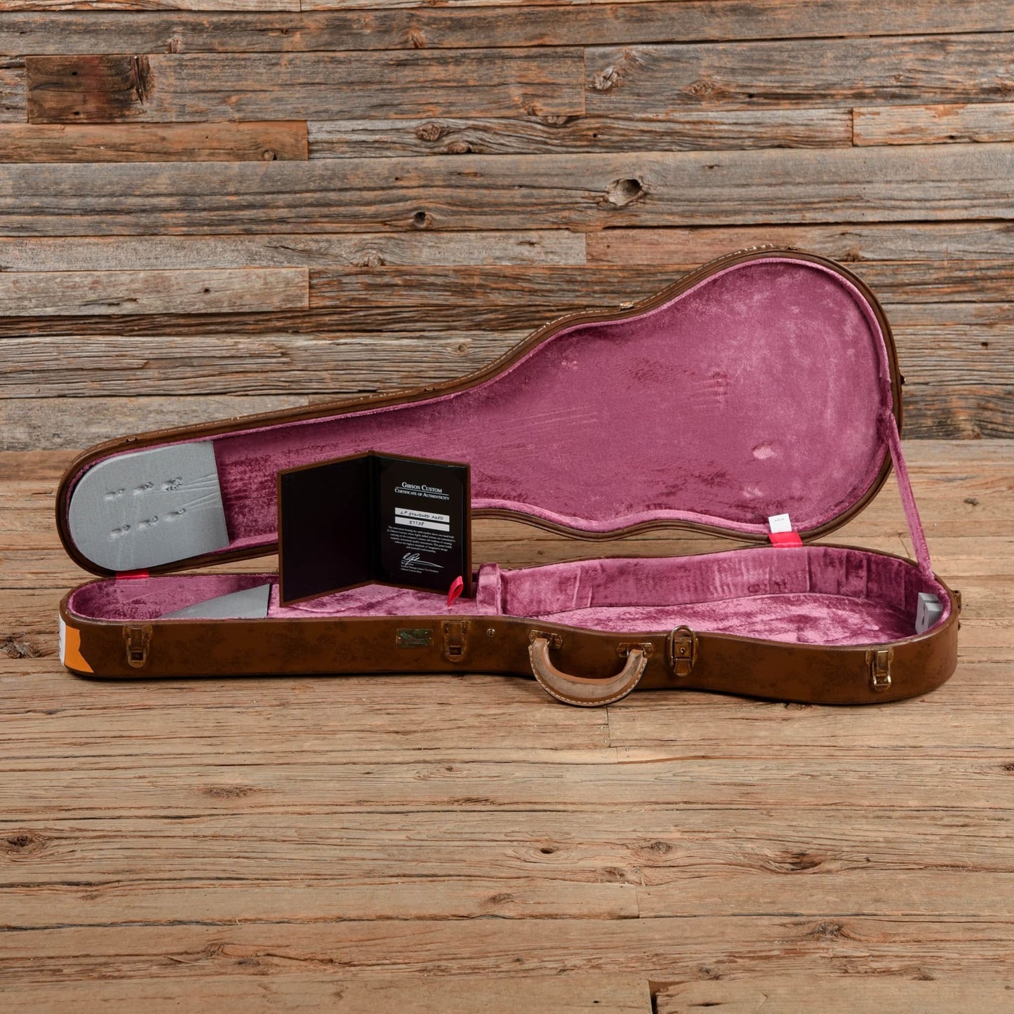 Gibson Custom 1958 Les Paul Standard Reissue Aged Ebony Painted Over Sunburst 2017 Electric Guitars / Solid Body