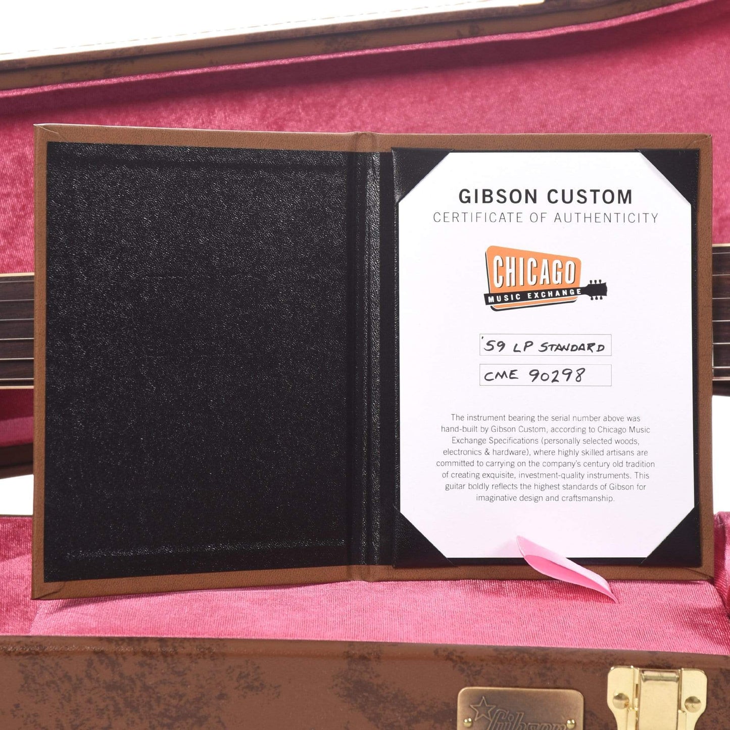 Gibson Custom 1959 Les Paul Standard "CME Spec" Cherry Tea Burst VOS w/59 Carmelita Neck Electric Guitars / Solid Body