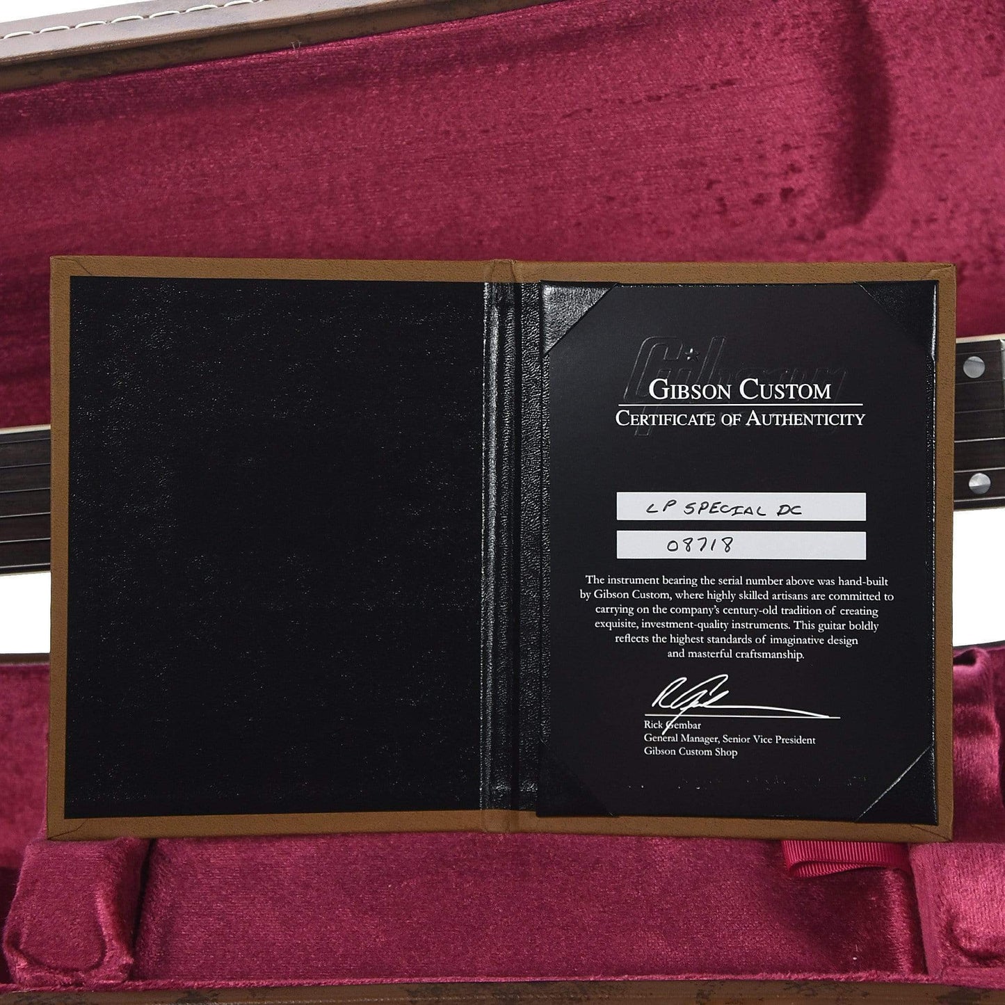 Gibson Custom 1960 Les Paul Special Double Cut Ebony VOS w/Firebird Pickups & ABR-1 Electric Guitars / Solid Body