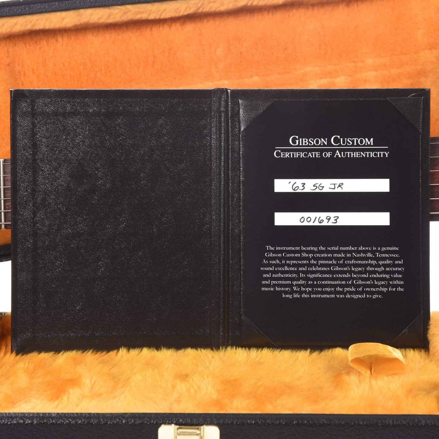 Gibson Custom 1963 SG Junior Reissue Lightning Bar Cherry Red VOS Electric Guitars / Solid Body