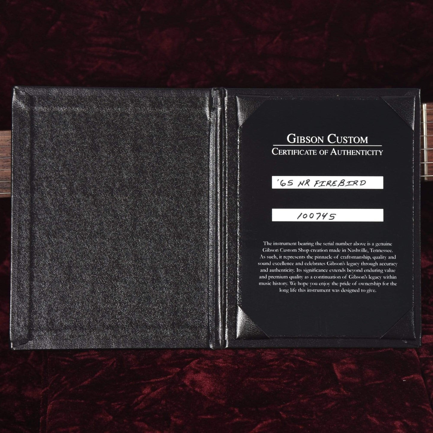 Gibson Custom 1965 Firebird V Non-Reverse Pelham Blue VOS M2M Electric Guitars / Solid Body