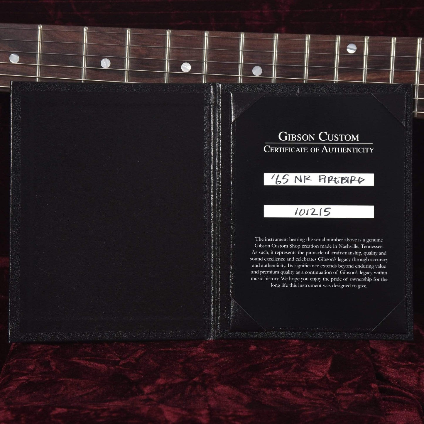 Gibson Custom 1965 Non-Reverse Firebird V Vintage Sunburst VOS w/Maestro Vibrola Electric Guitars / Solid Body