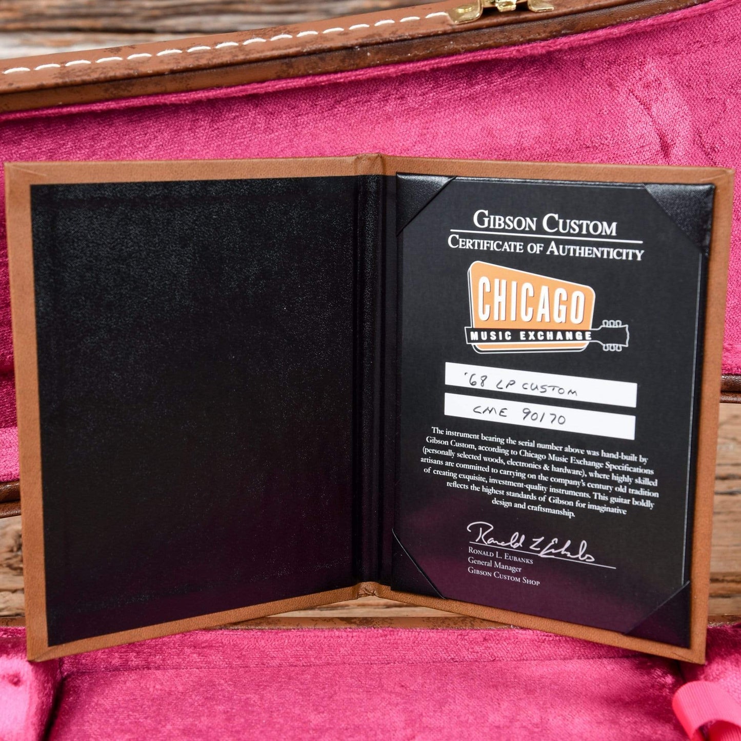 Gibson Custom 1968 Les Paul Custom "CME Spec" Ebony VOS 2019 Electric Guitars / Solid Body