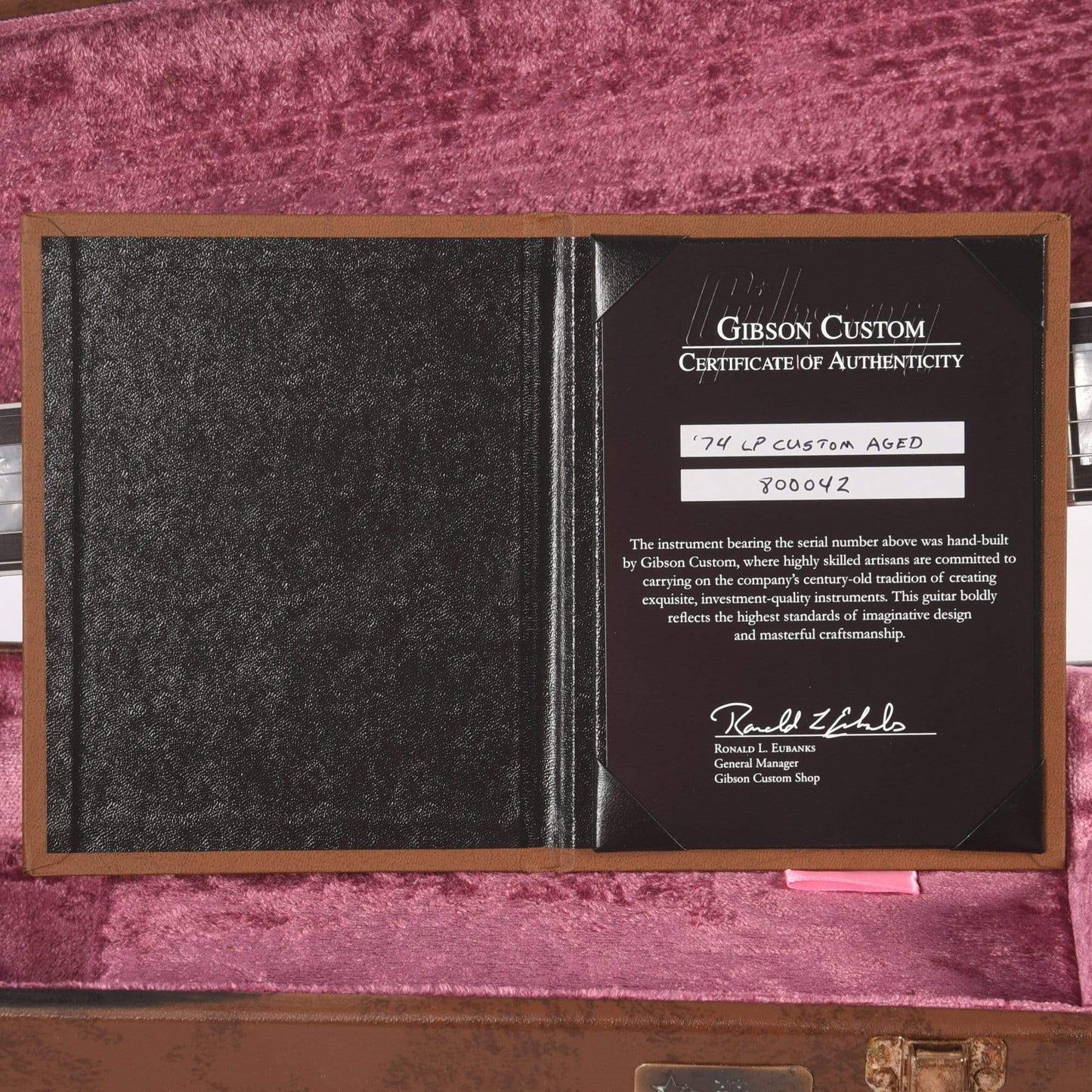 Gibson Custom 1974 Les Paul Custom Aged Classic White VOS Electric Guitars / Solid Body