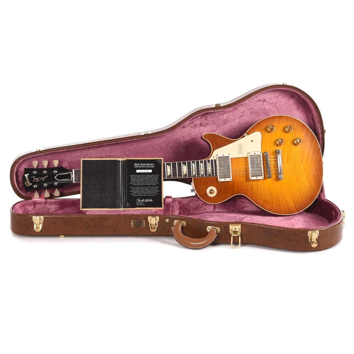 Gibson Custom 60th Anniversary 1959 Les Paul Standard Amber VOS Electric Guitars / Solid Body