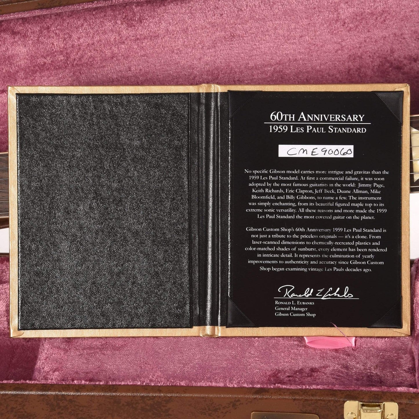 Gibson Custom 60th Anniversary 1959 Les Paul Standard Cherry Tea Burst VOS Electric Guitars / Solid Body