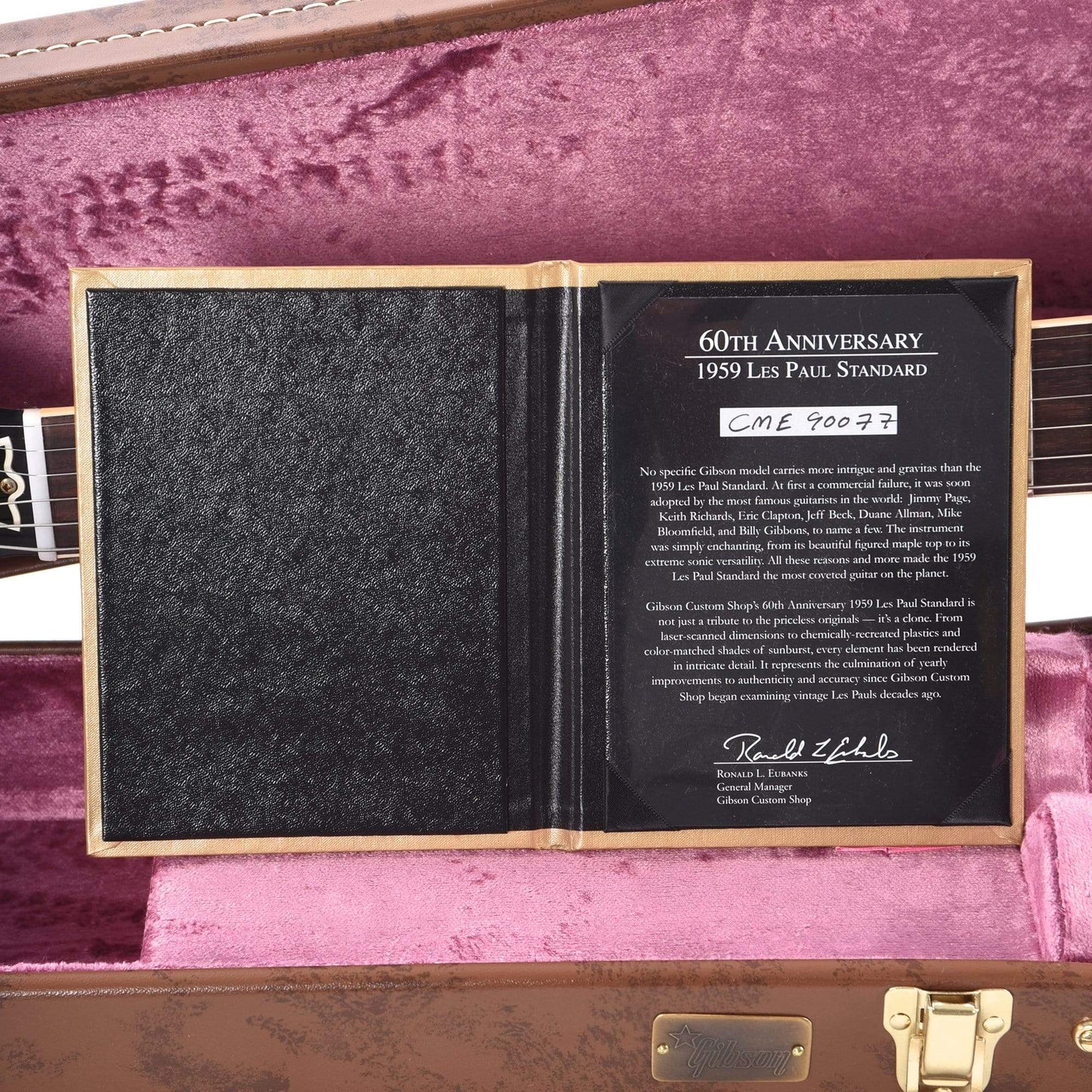 Gibson Custom 60th Anniversary 1959 Les Paul Standard Cherry Tea Burst VOS Electric Guitars / Solid Body