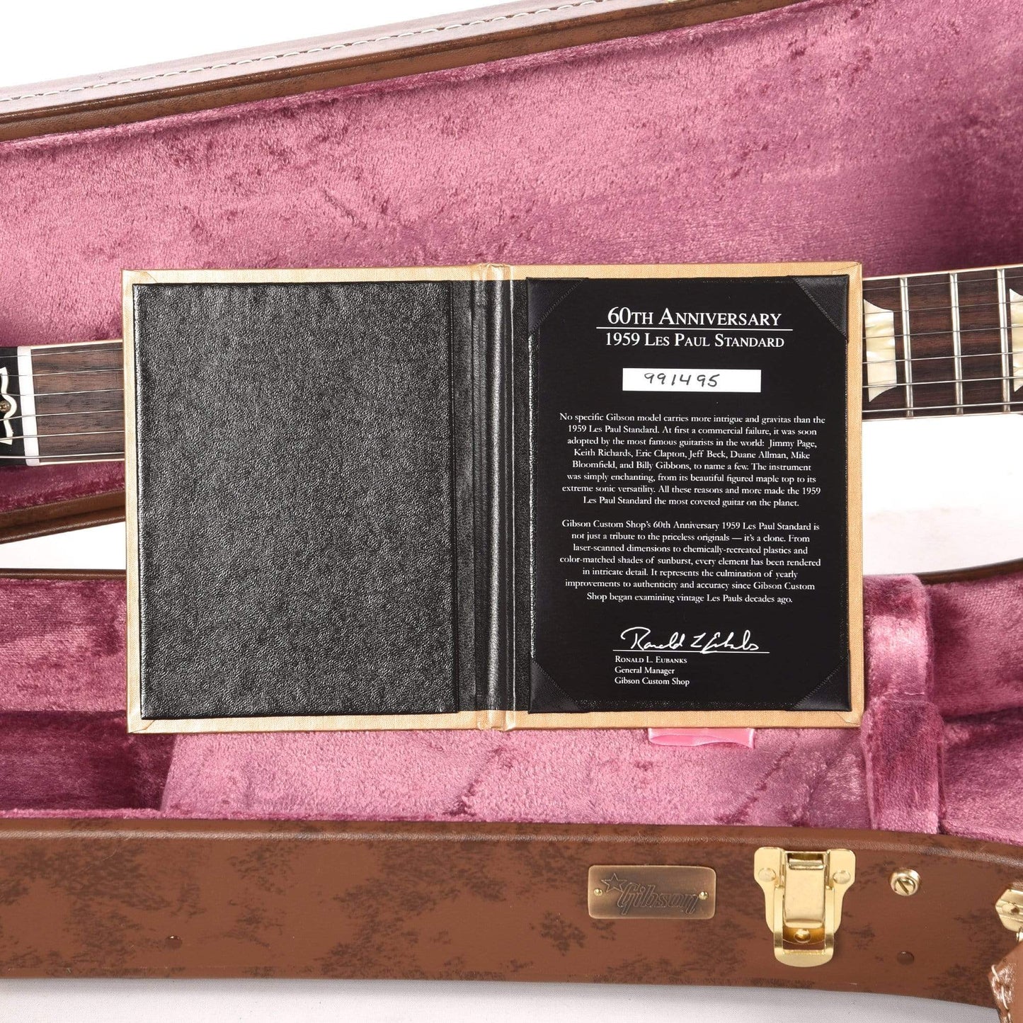 Gibson Custom 60th Anniversary 1959 Les Paul Standard Factory Burst VOS Electric Guitars / Solid Body