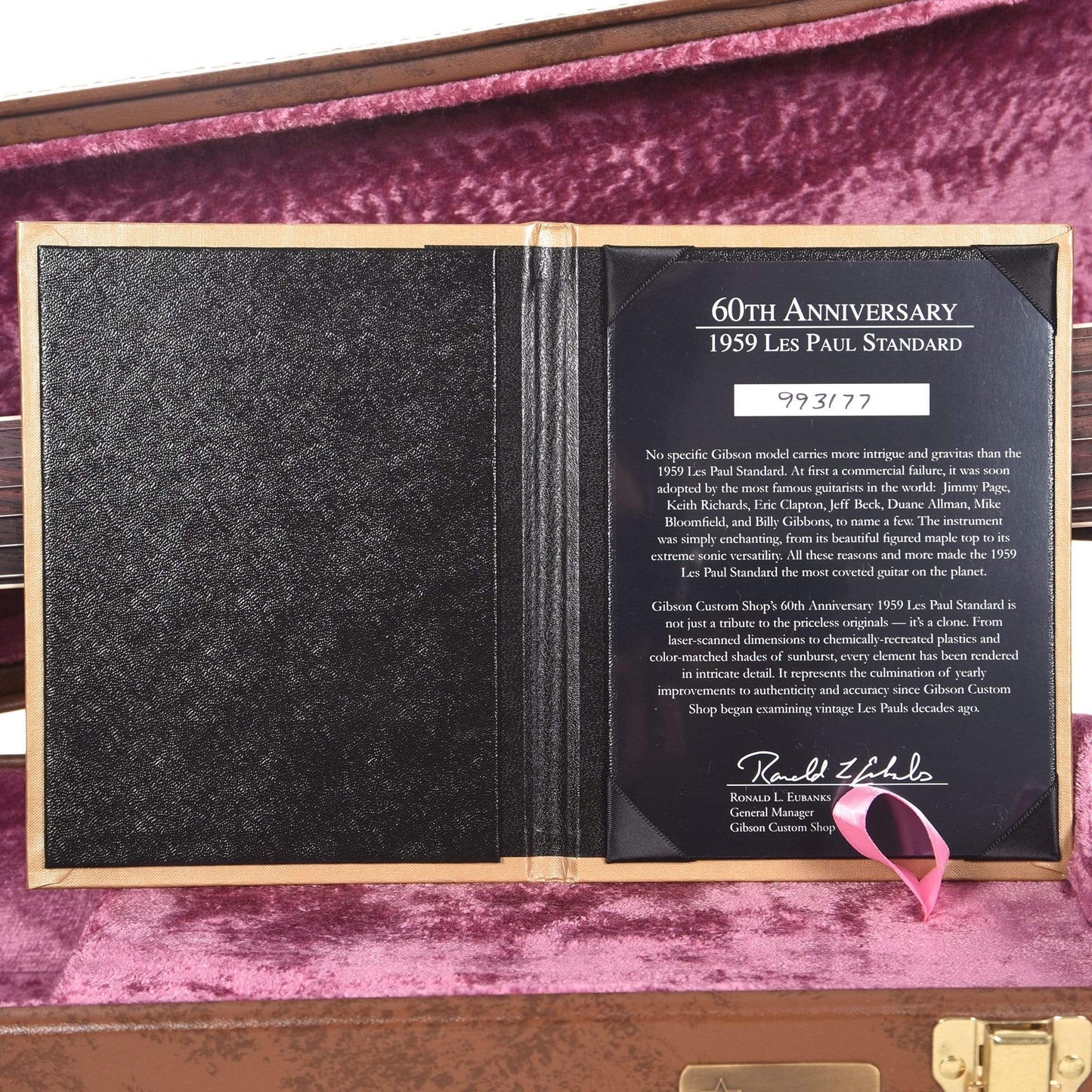 Gibson Custom 60th Anniversary 1959 Les Paul Standard Factory Burst VOS Electric Guitars / Solid Body