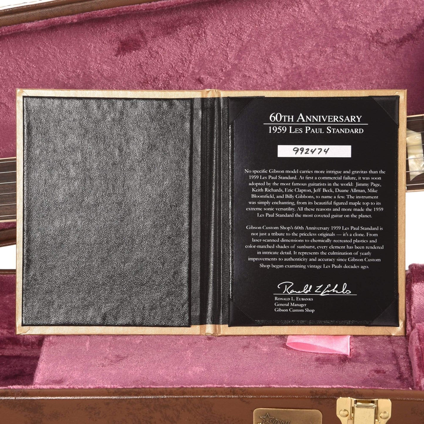 Gibson Custom 60th Anniversary 1959 Les Paul Standard Reissue Kindred Burst VOS w/Bolivian Rosewood Fingerboard Electric Guitars / Solid Body