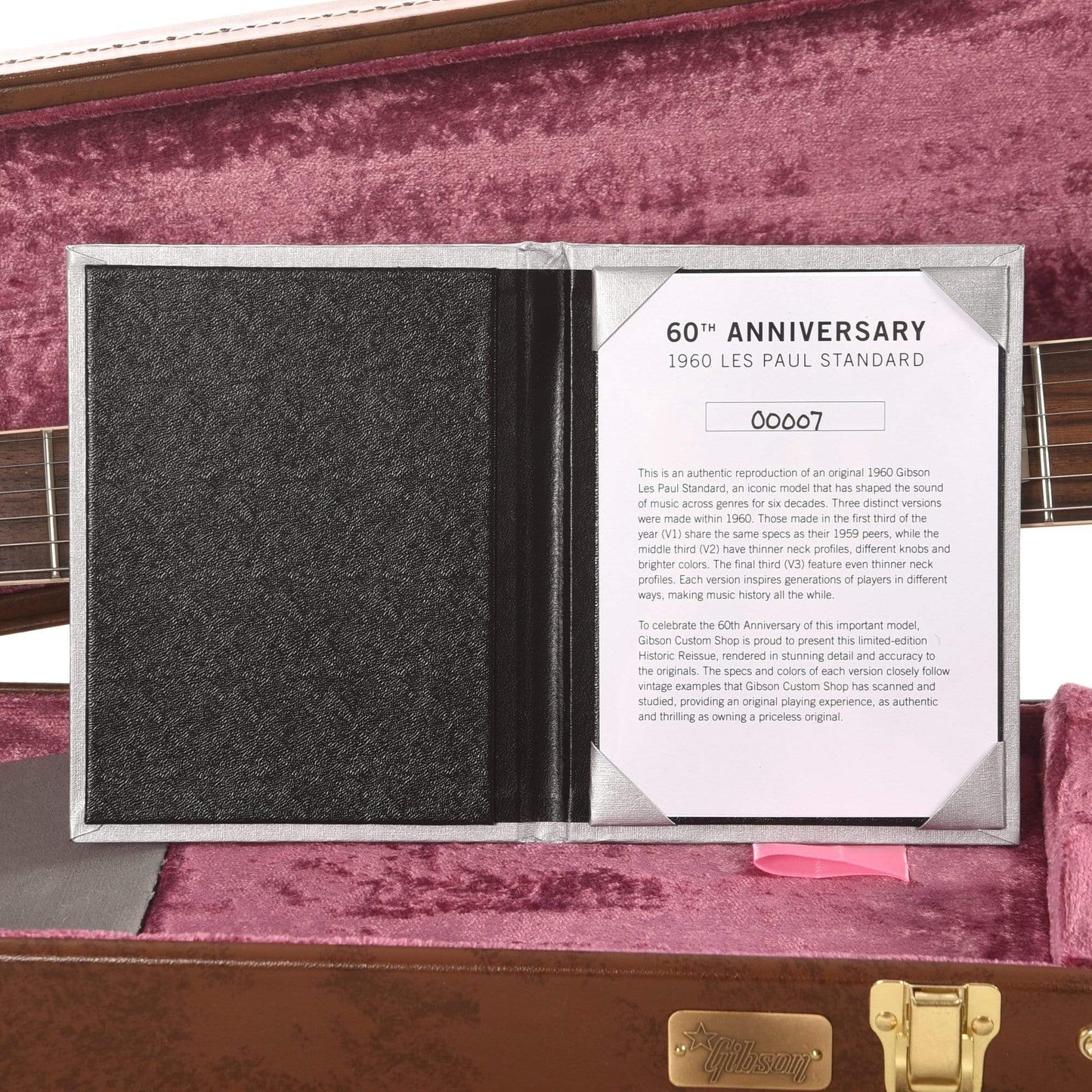 Gibson Custom 60th Anniversary 1960 Les Paul Standard V1 Deep Cherry Sunburst VOS 2020 Electric Guitars / Solid Body