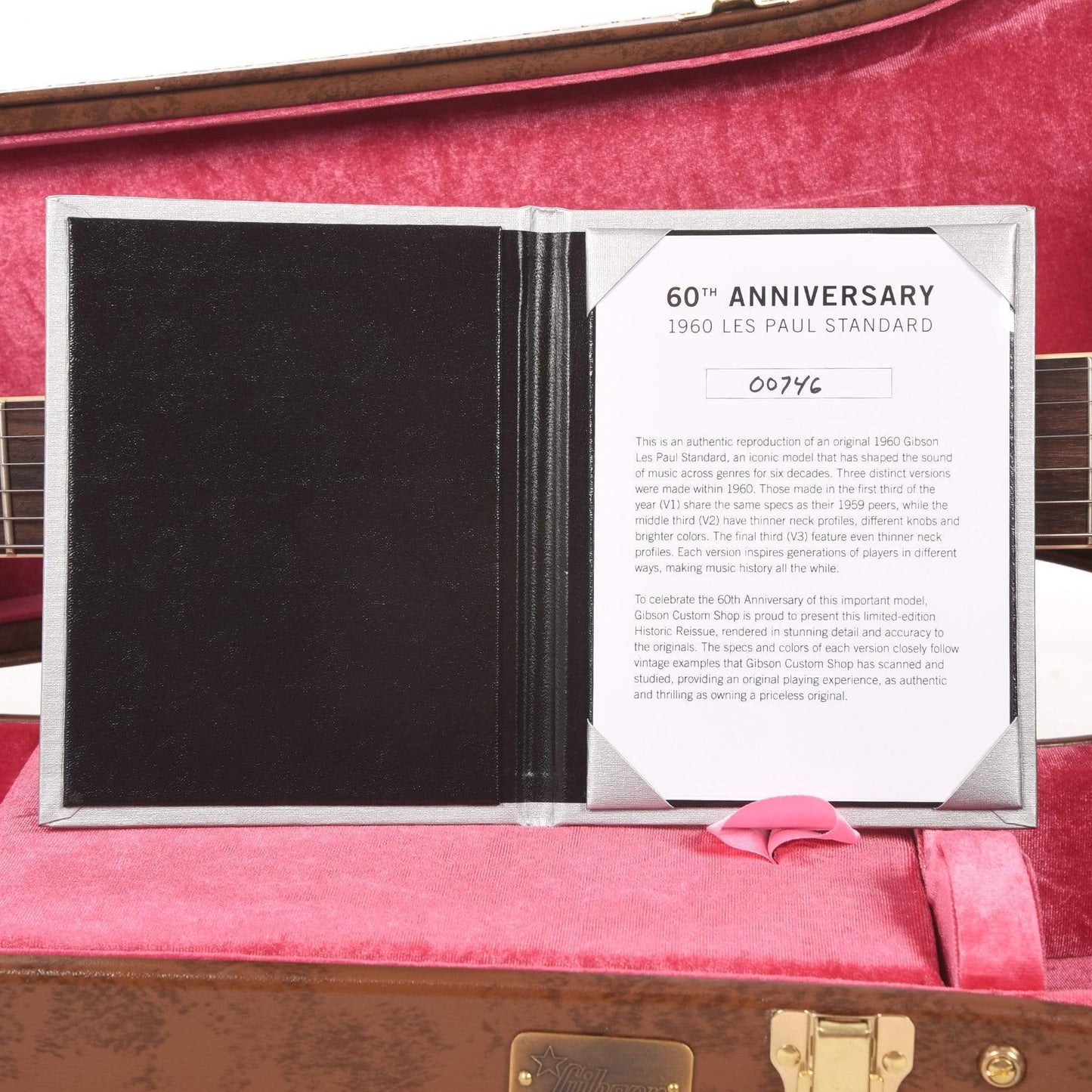 Gibson Custom 60th Anniversary 1960 Les Paul Standard V1 Deep Cherry Sunburst VOS 2020 Electric Guitars / Solid Body