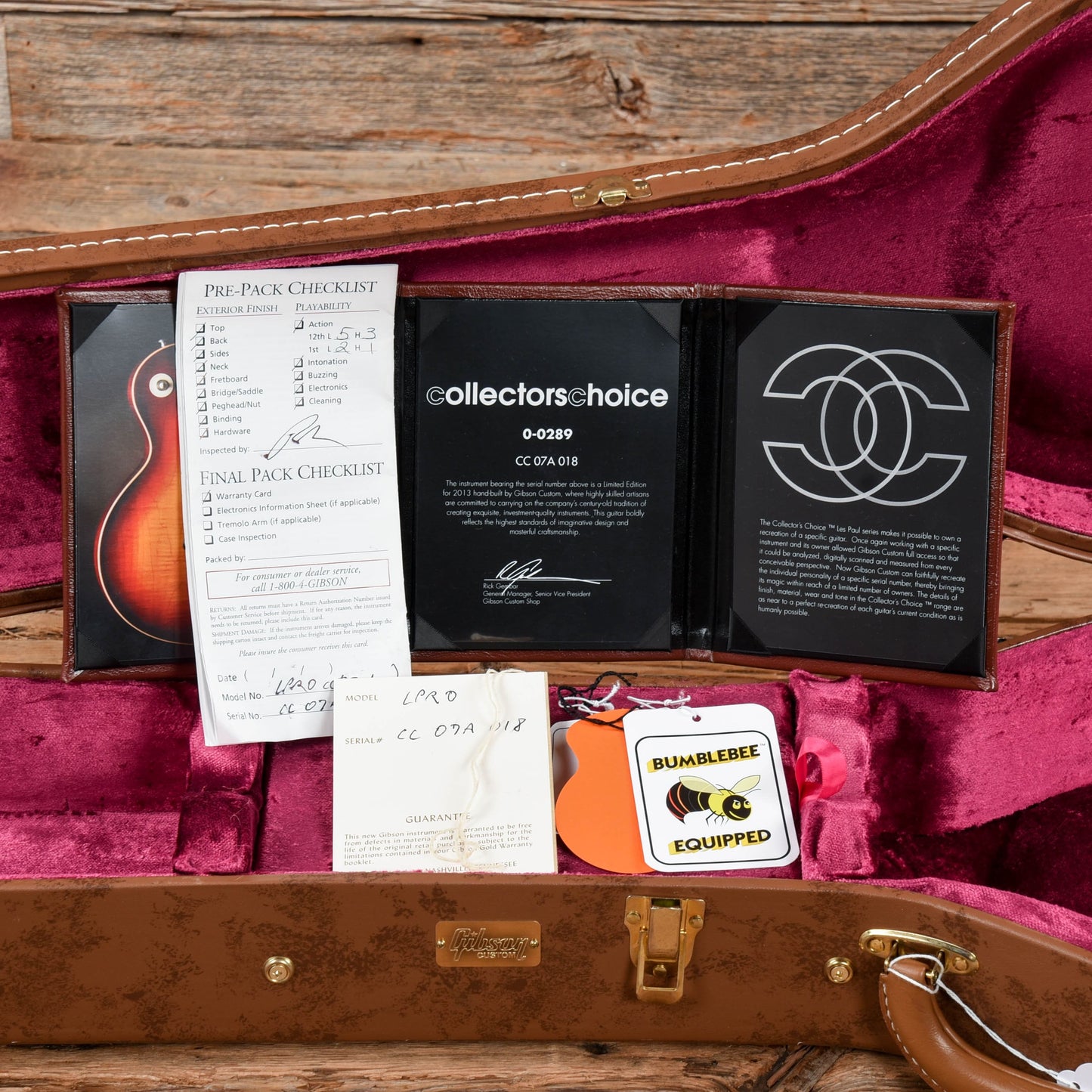 Gibson Custom Collector's Choice #7 "Shanks" '60 Les Paul Standard Reissue Sunburst 2013 Electric Guitars / Solid Body