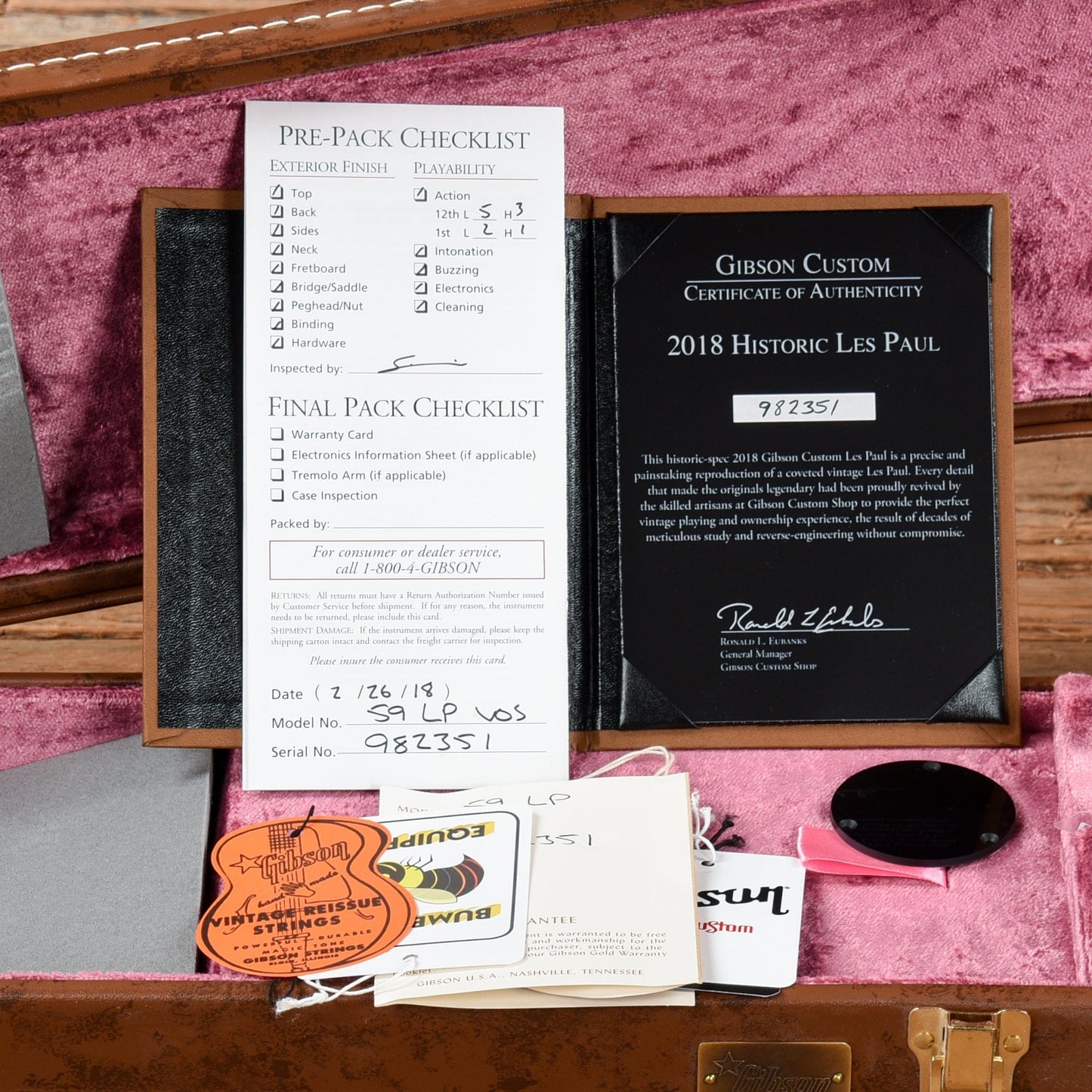 Gibson Custom Historic '59 Les Paul Standard Sunburst 2018 Electric Guitars / Solid Body