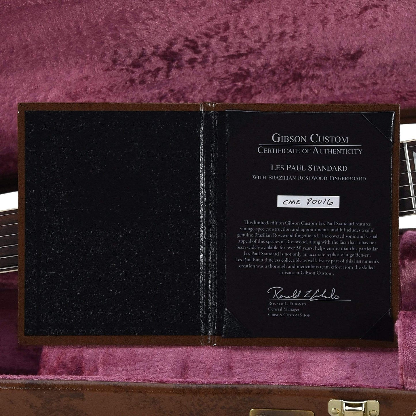 Gibson Custom Les Paul Standard Southern Fade w/Brazilian Fingerboard & Carmelita Neck (S #CME80016) Electric Guitars / Solid Body