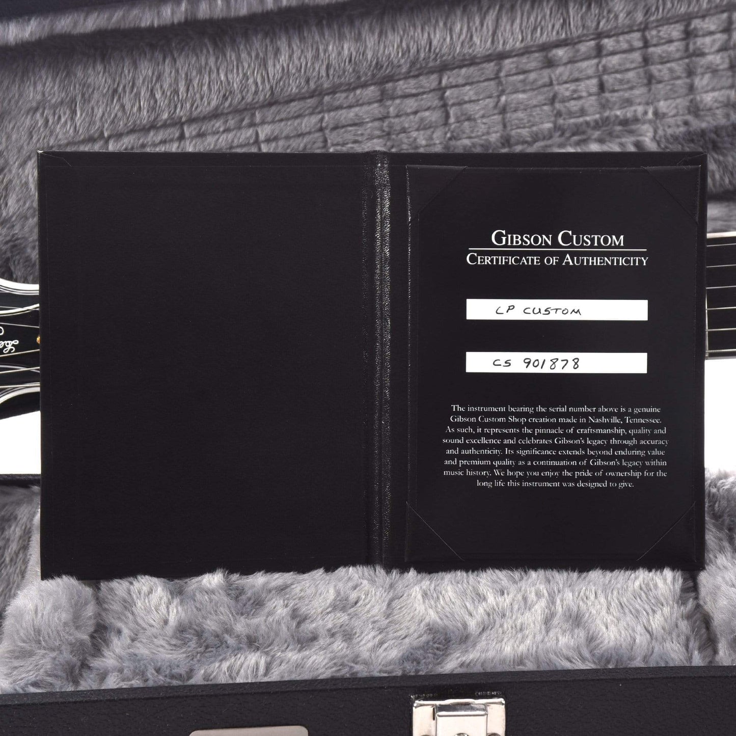 Gibson Custom Limited Edition Les Paul Custom Ebony VOS 2019 w/Ebony Fingerboard Electric Guitars / Solid Body