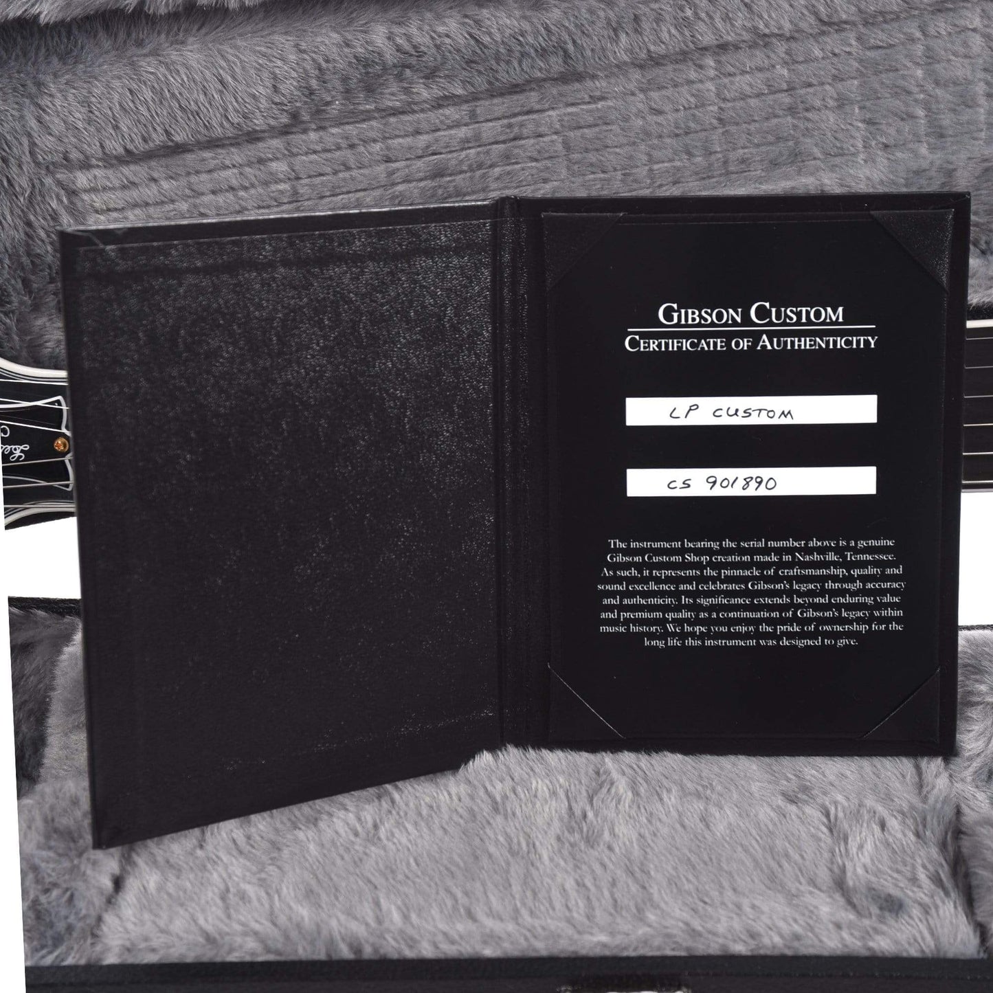 Gibson Custom Limited Edition Les Paul Custom Ebony VOS 2019 w/Ebony Fingerboard Electric Guitars / Solid Body