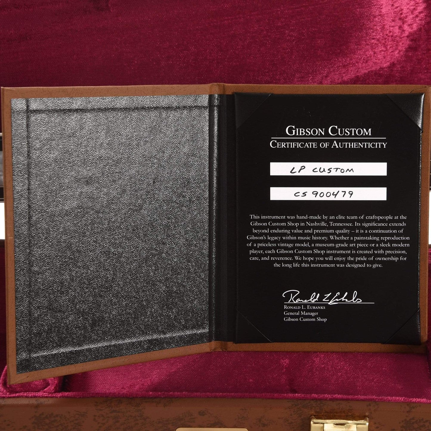Gibson Custom Limited Edition Les Paul Custom Ebony VOS w/Ebony Fingerboard Electric Guitars / Solid Body
