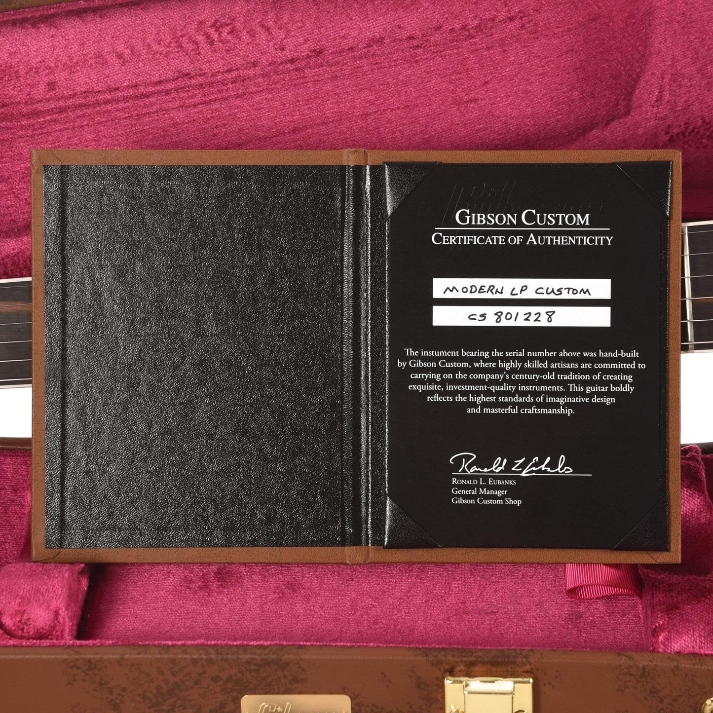 Gibson Custom Modern Les Paul Custom Heartwood DC Rust Gloss Electric Guitars / Solid Body