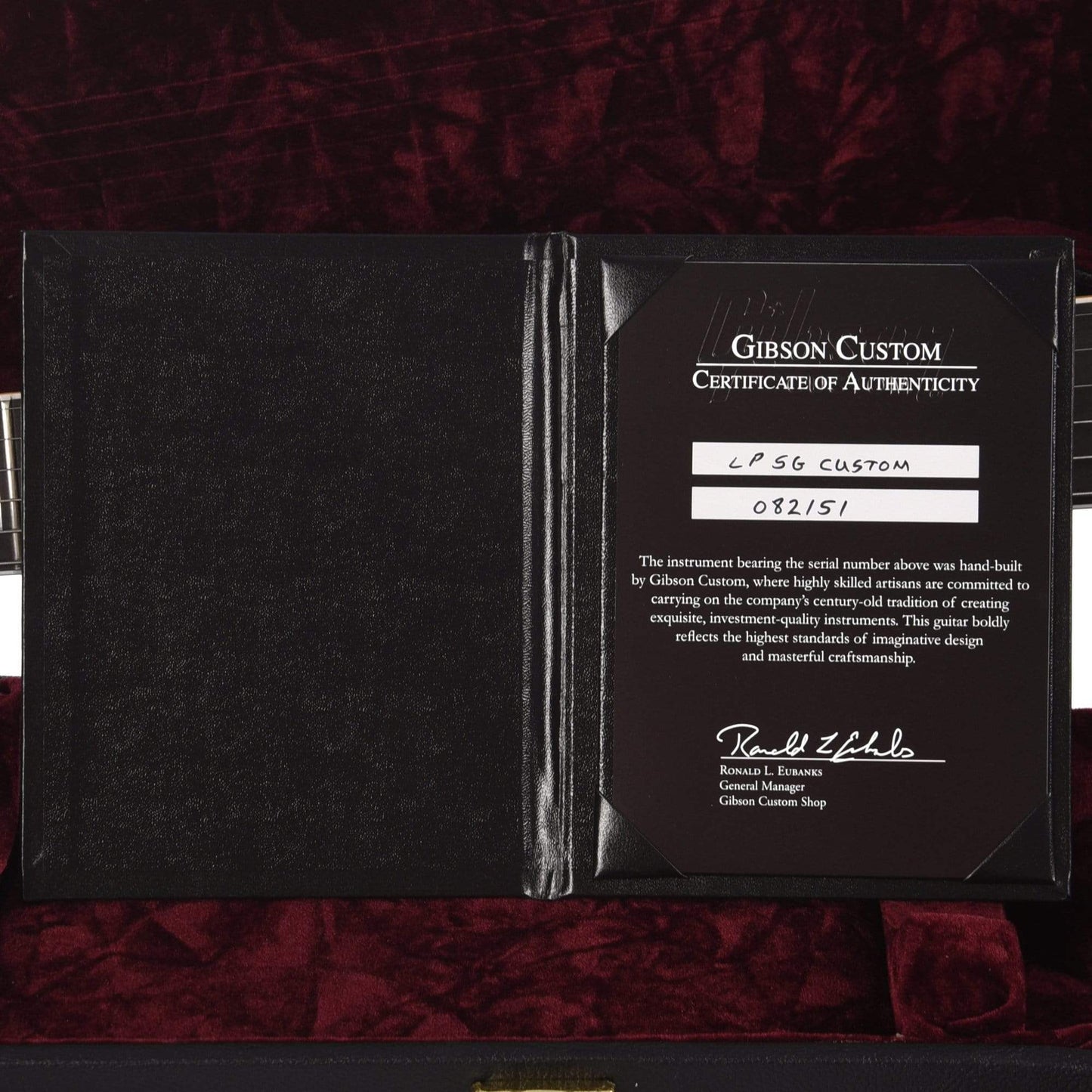 Gibson Custom SG Lamp Black w/2-P90's Batwing VOS Maestro Electric Guitars / Solid Body