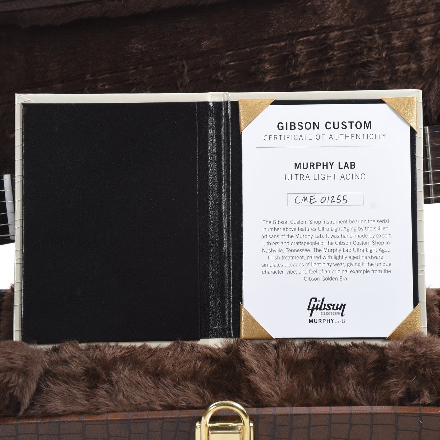 Gibson Custom Shop 1957 Les Paul Junior Singlecut Ultra Light Aged Antique Ebony Electric Guitars / Solid Body