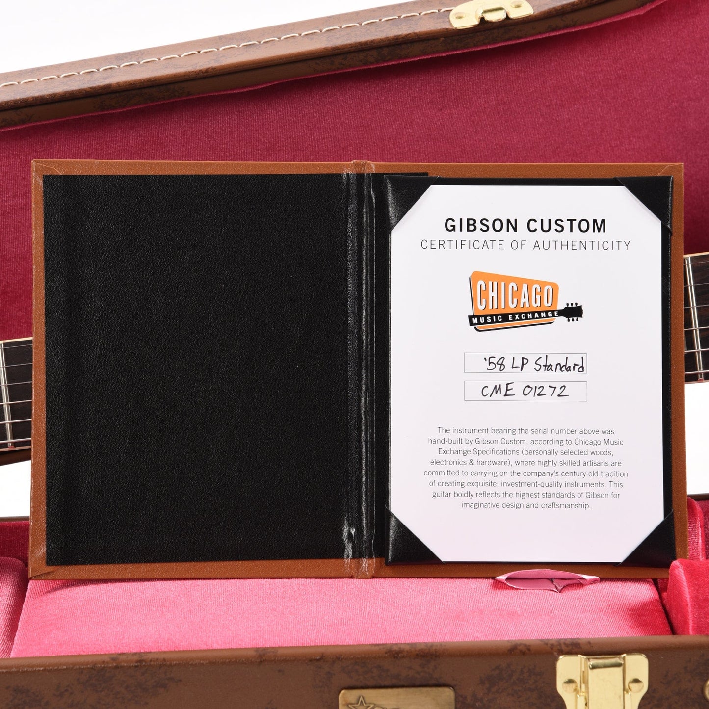 Gibson Custom Shop 1958 Les Paul Standard "CME Spec" Amber VOS w/59 Carmelita Neck Electric Guitars / Solid Body