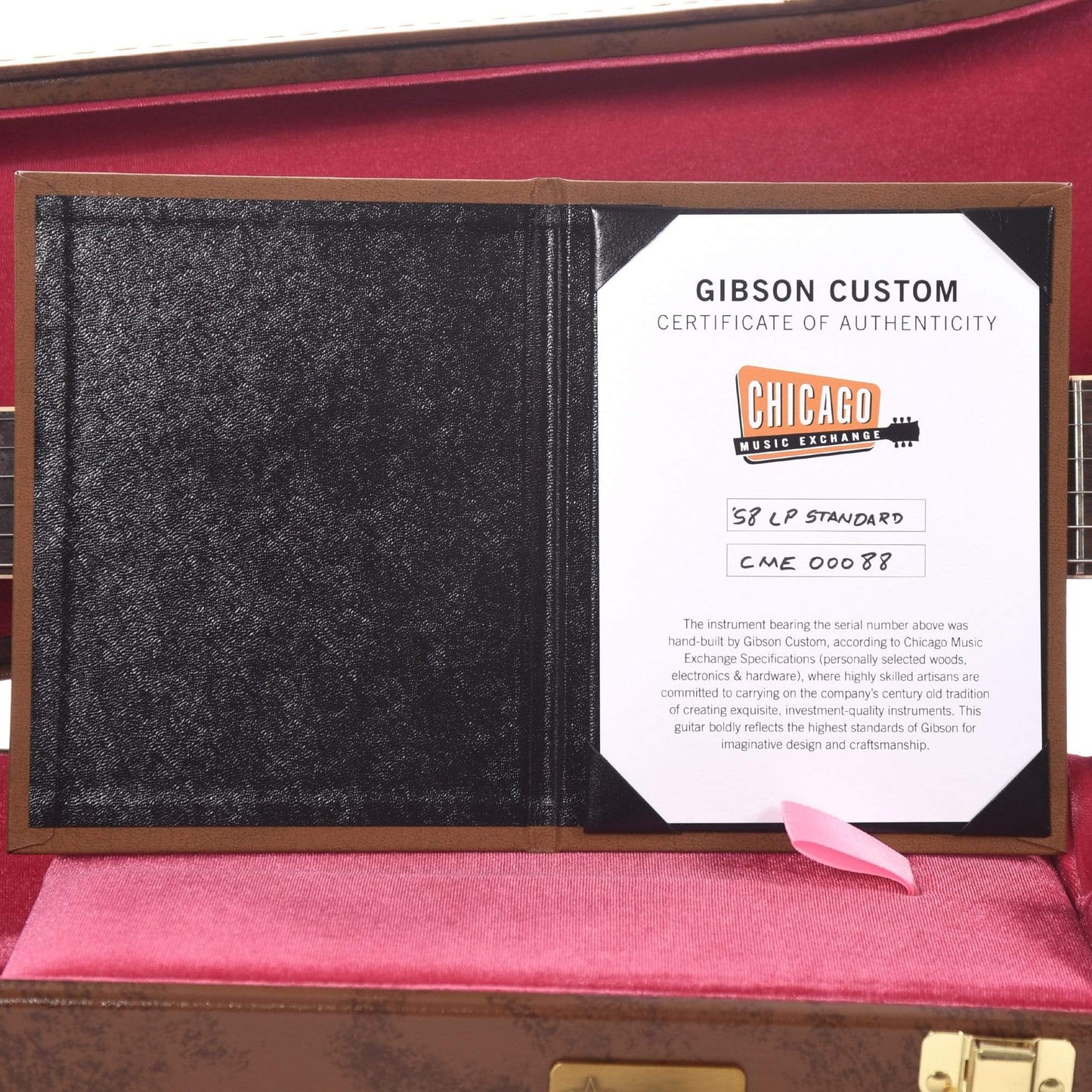 Gibson Custom Shop 1958 Les Paul Standard "CME Spec" Cherry Tea Burst VOS w/59 Carmelita Neck Electric Guitars / Solid Body