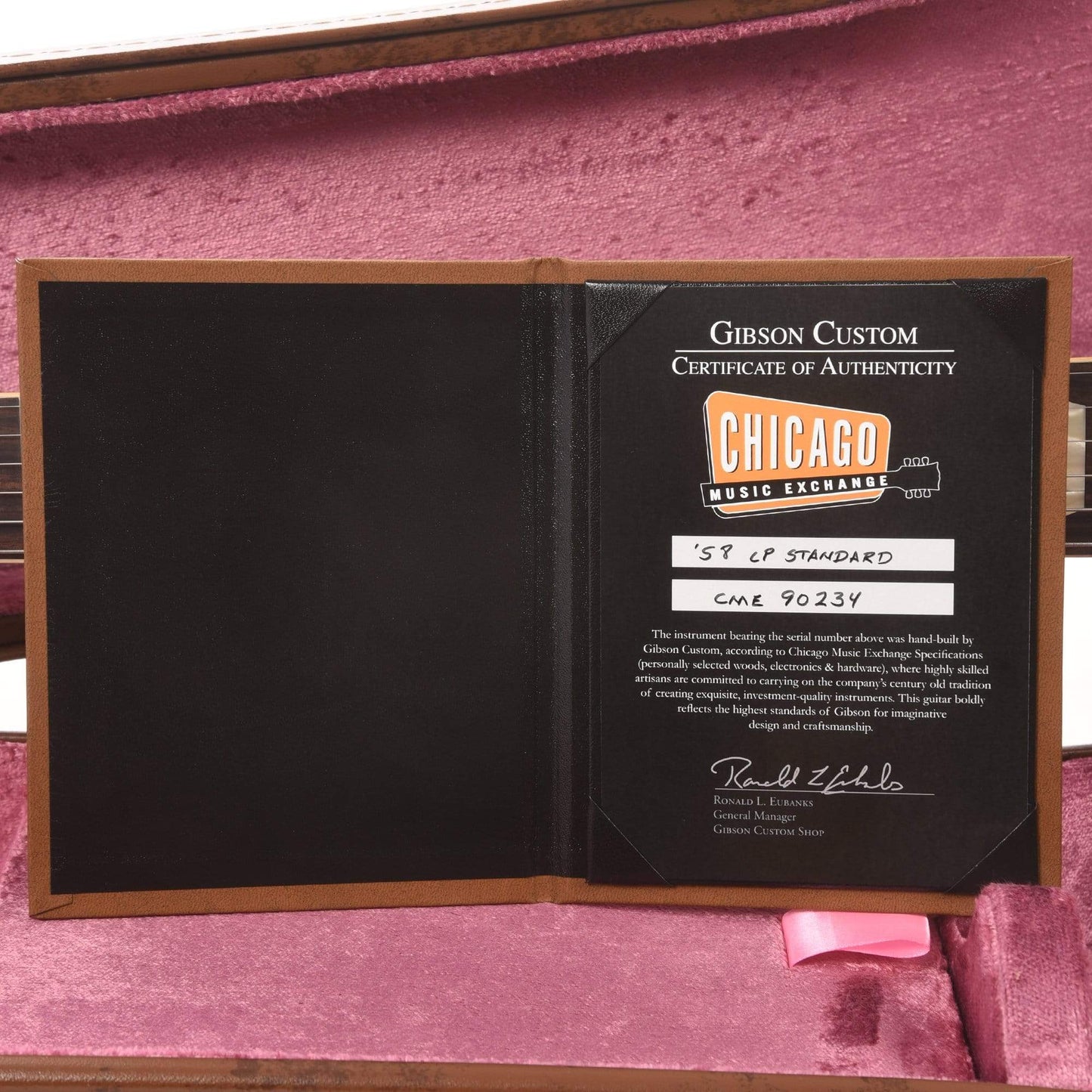 Gibson Custom Shop 1958 Les Paul Standard "CME Spec" Plain Top Slow Iced Tea Fade VOS w/60 V2 Neck Profile Electric Guitars / Solid Body