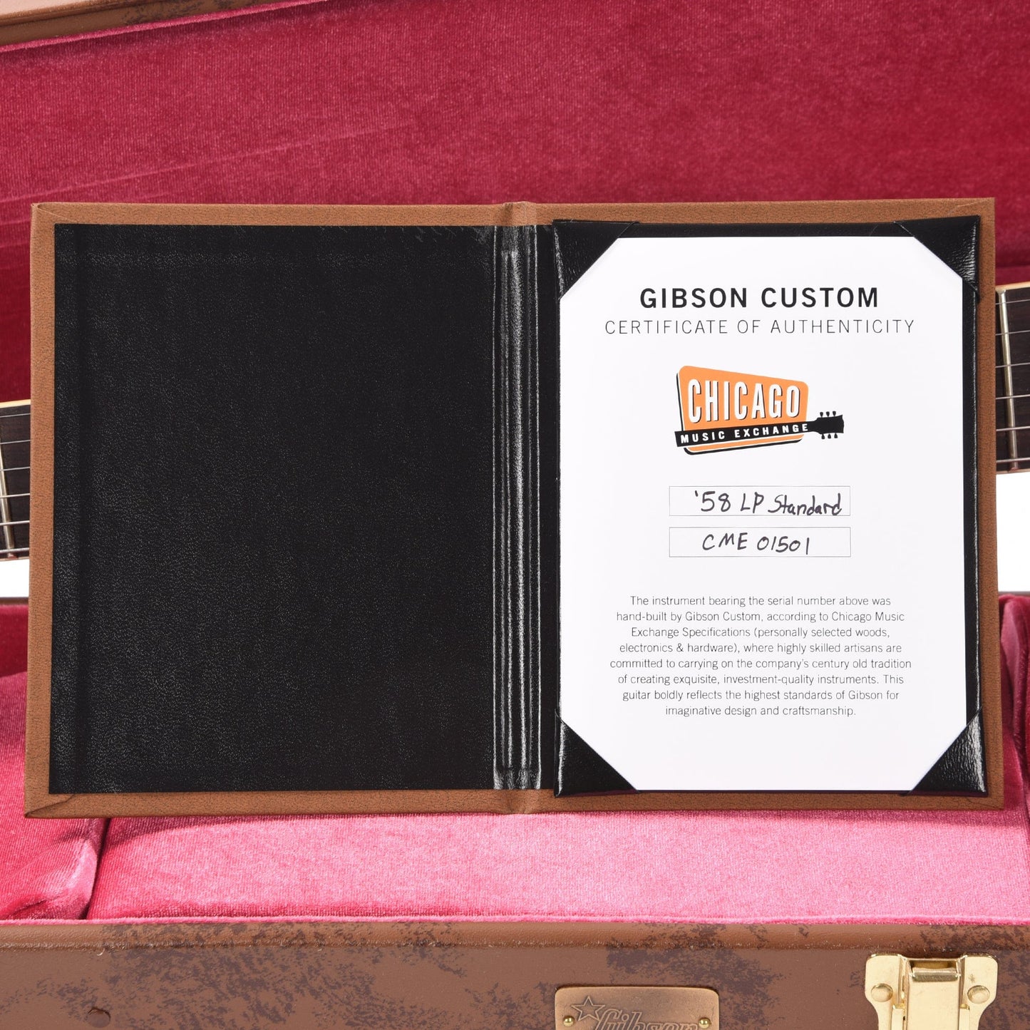 Gibson Custom Shop 1958 Les Paul Standard "CME Spec" Viking Red VOS w/59 Carmelita Neck Electric Guitars / Solid Body