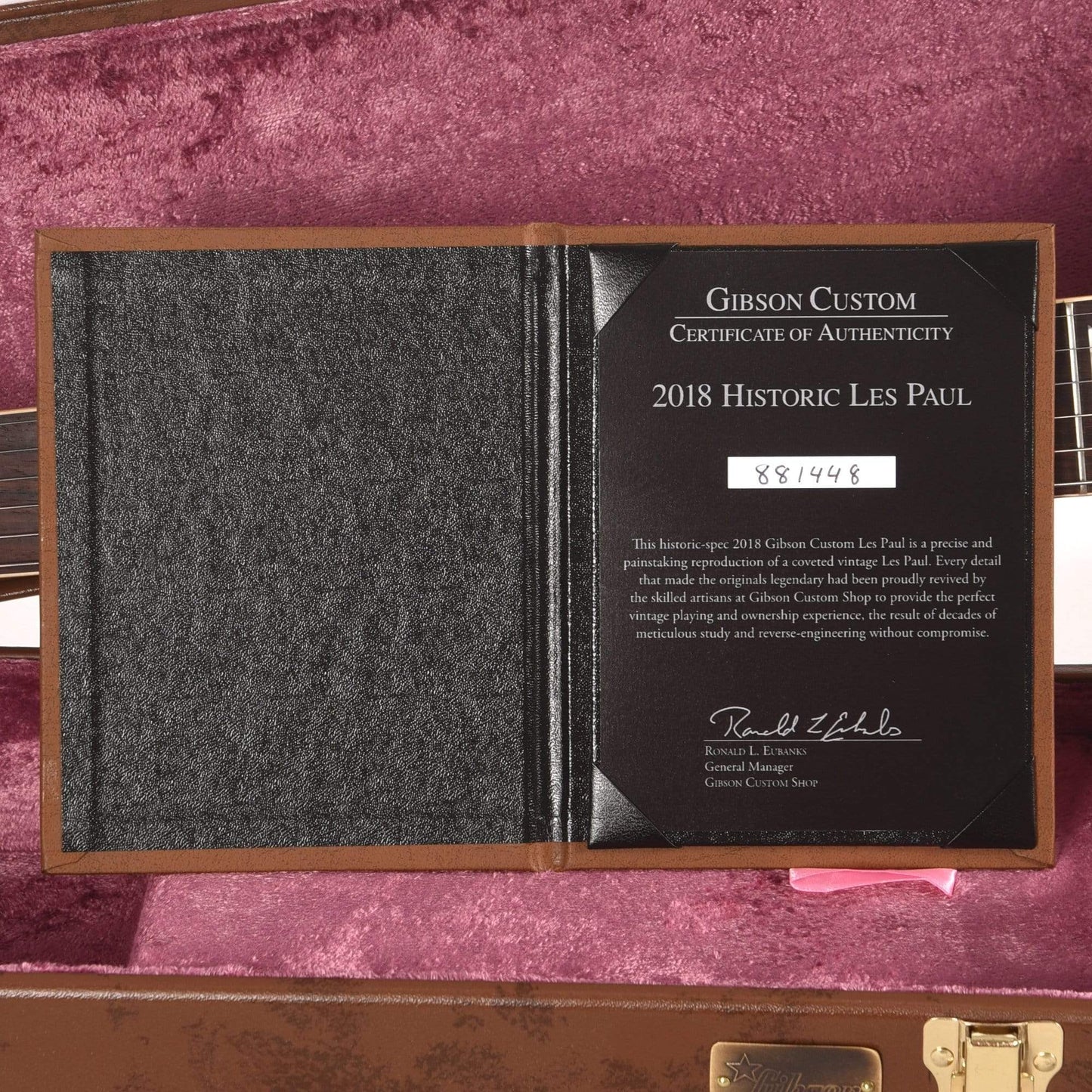 Gibson Custom Shop 1958 Les Paul Standard Dark Bourbon Fade VOS Electric Guitars / Solid Body