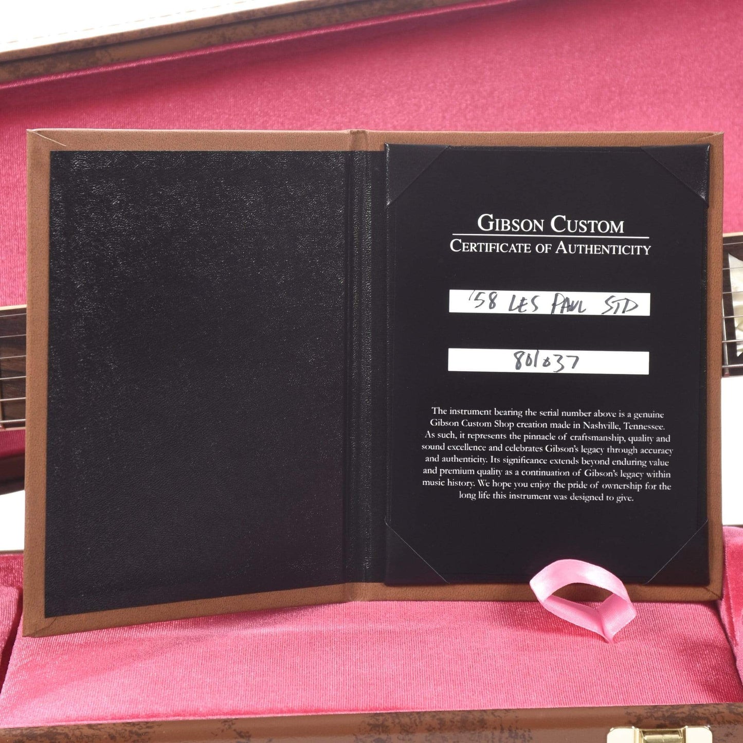 Gibson Custom Shop 1958 Les Paul Standard Reissue Lemon Burst VOS Electric Guitars / Solid Body