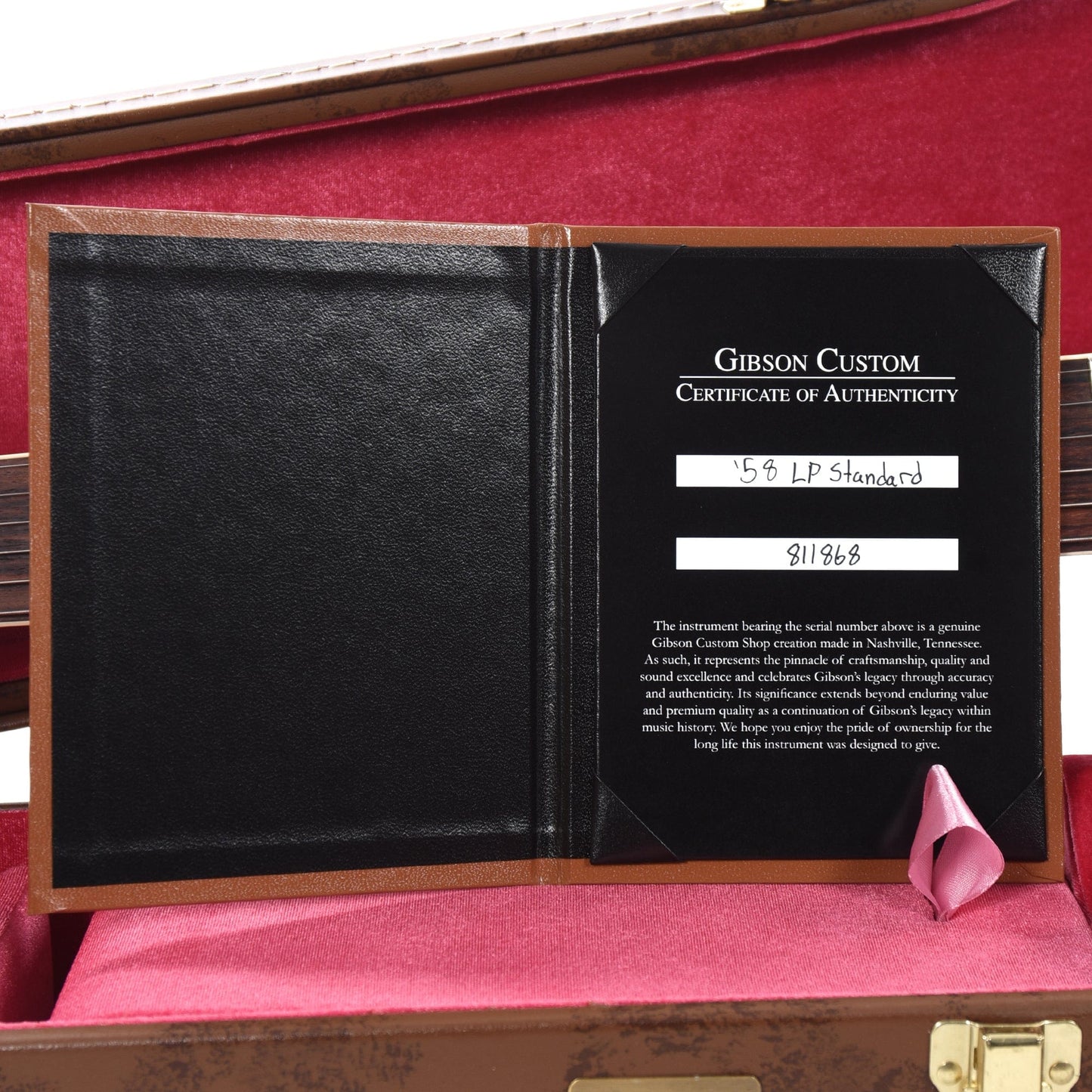 Gibson Custom Shop 1958 Les Paul Standard Reissue Washed Cherry Sunburst VOS Electric Guitars / Solid Body