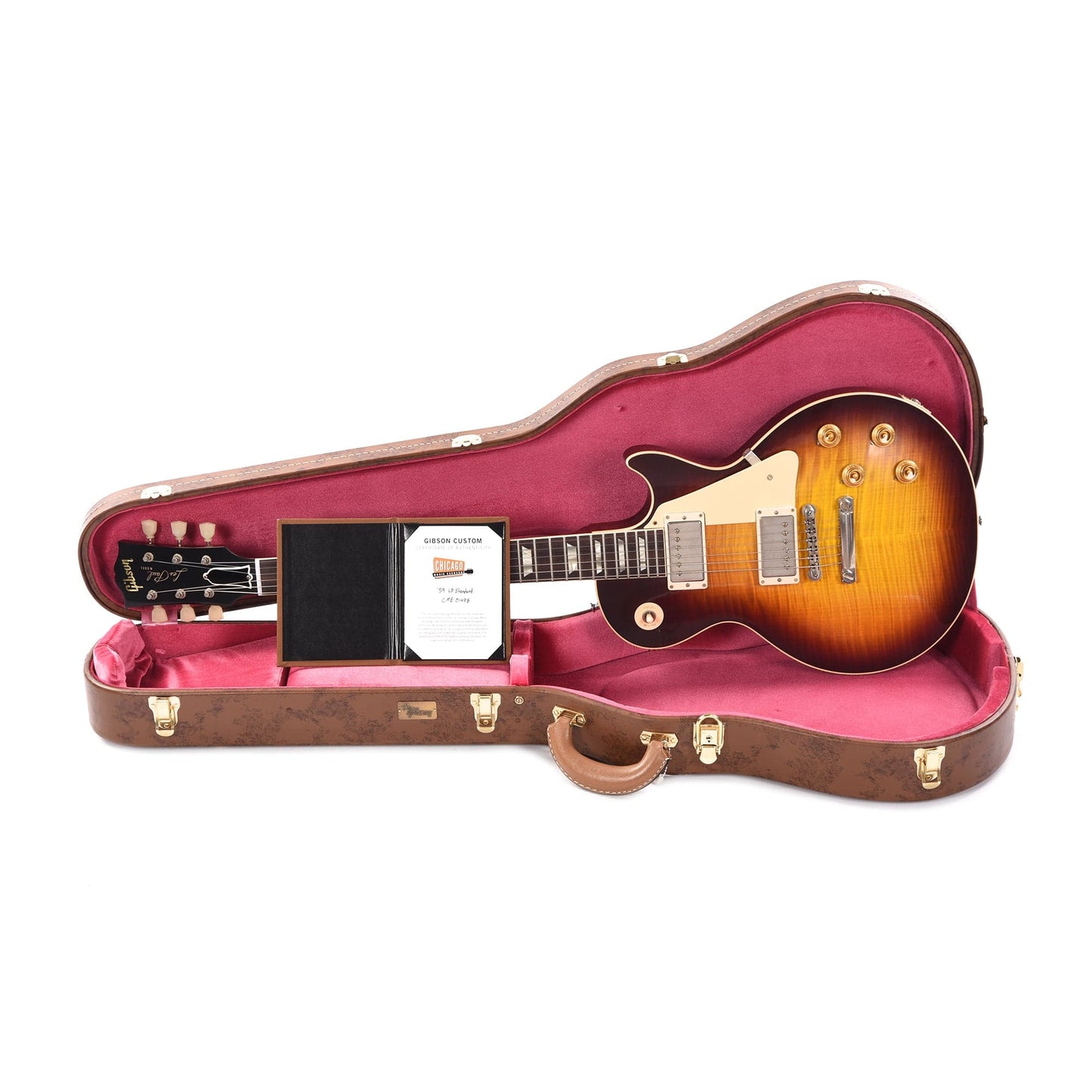 Gibson Custom Shop 1959 Les Paul Standard "CME Spec" Bourbon Burst VOS w/59 Carmelita Neck Electric Guitars / Solid Body