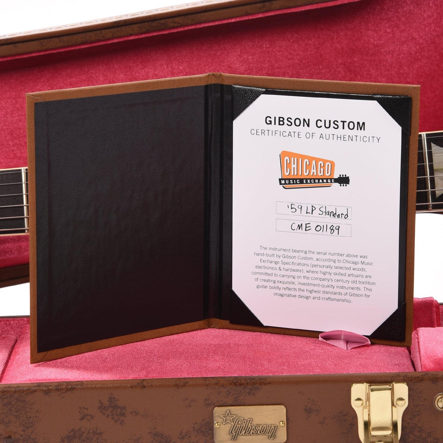 Gibson Custom Shop 1959 Les Paul Standard "CME Spec" Cherry Tea Burst VOS w/59 Carmelita Neck Electric Guitars / Solid Body