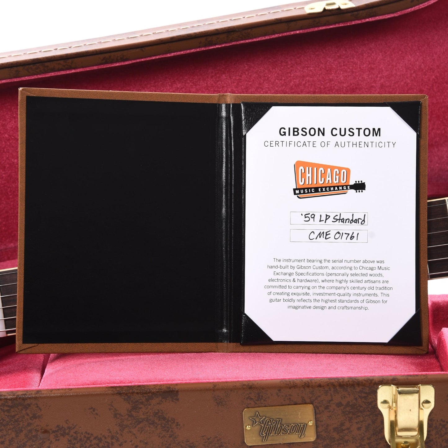 Gibson Custom Shop 1959 Les Paul Standard "CME Spec" Cherry Tea Burst VOS w/60 V2 Neck Electric Guitars / Solid Body