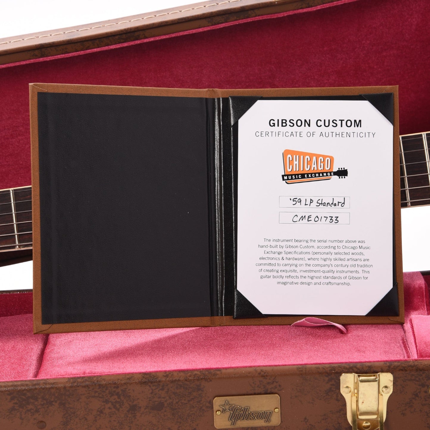 Gibson Custom Shop 1959 Les Paul Standard "CME Spec" Royal Tea Burst Gloss w/60 V2 Neck Electric Guitars / Solid Body