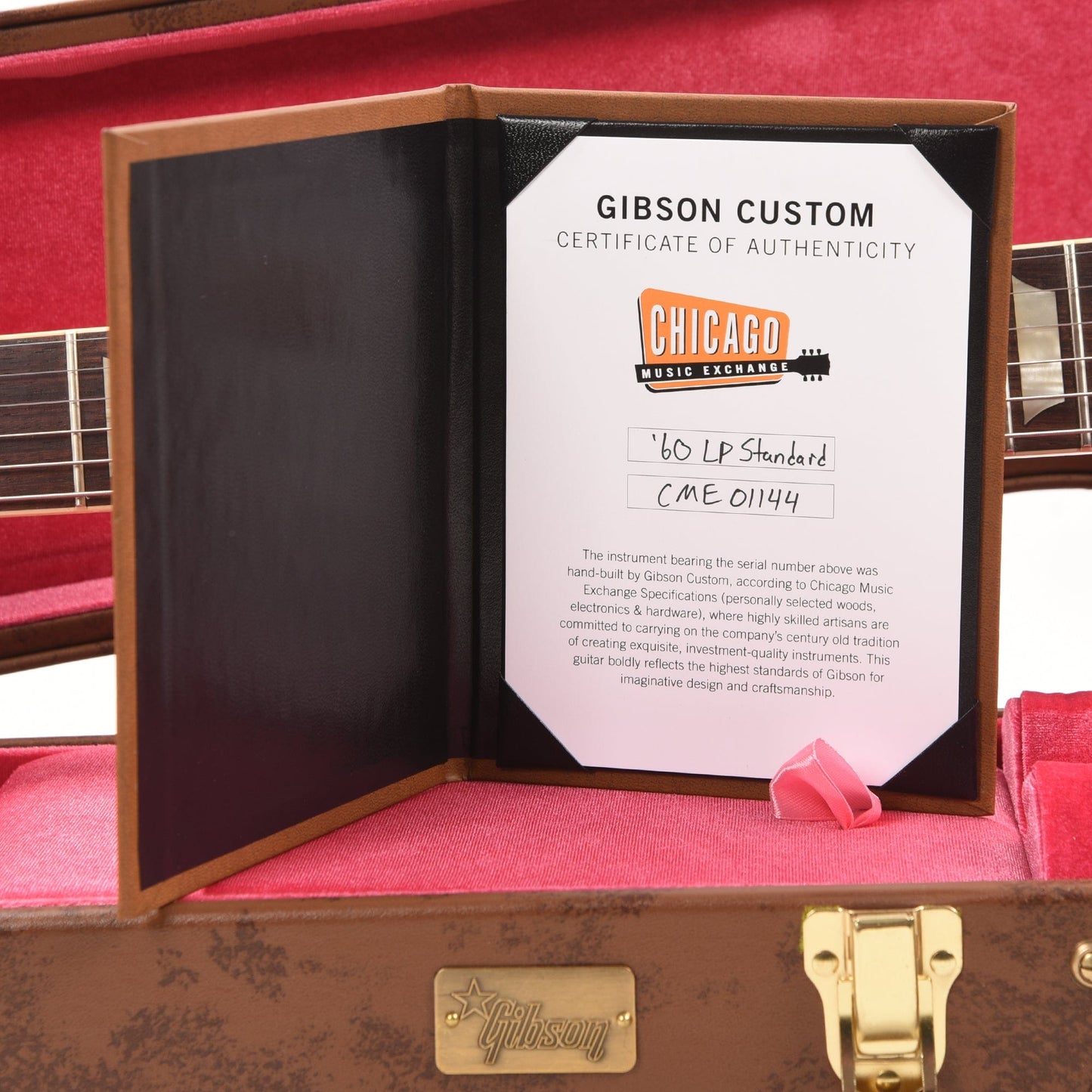 Gibson Custom Shop 1960 Les Paul Standard "CME Spec" Chambered Heritage Cherry Sunburst VOS w/Lightweight Back Electric Guitars / Solid Body