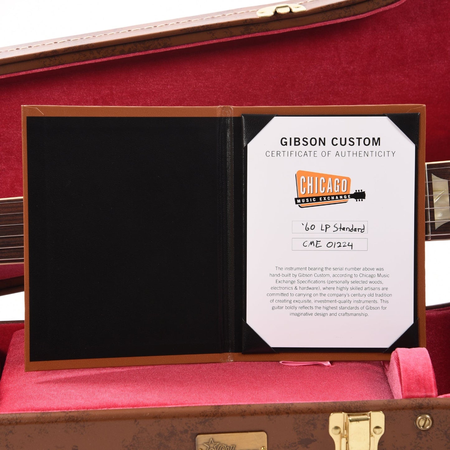 Gibson Custom Shop 1960 Les Paul Standard "CME Spec" Chambered Heritage Cherry Sunburst VOS w/Lightweight Back Electric Guitars / Solid Body