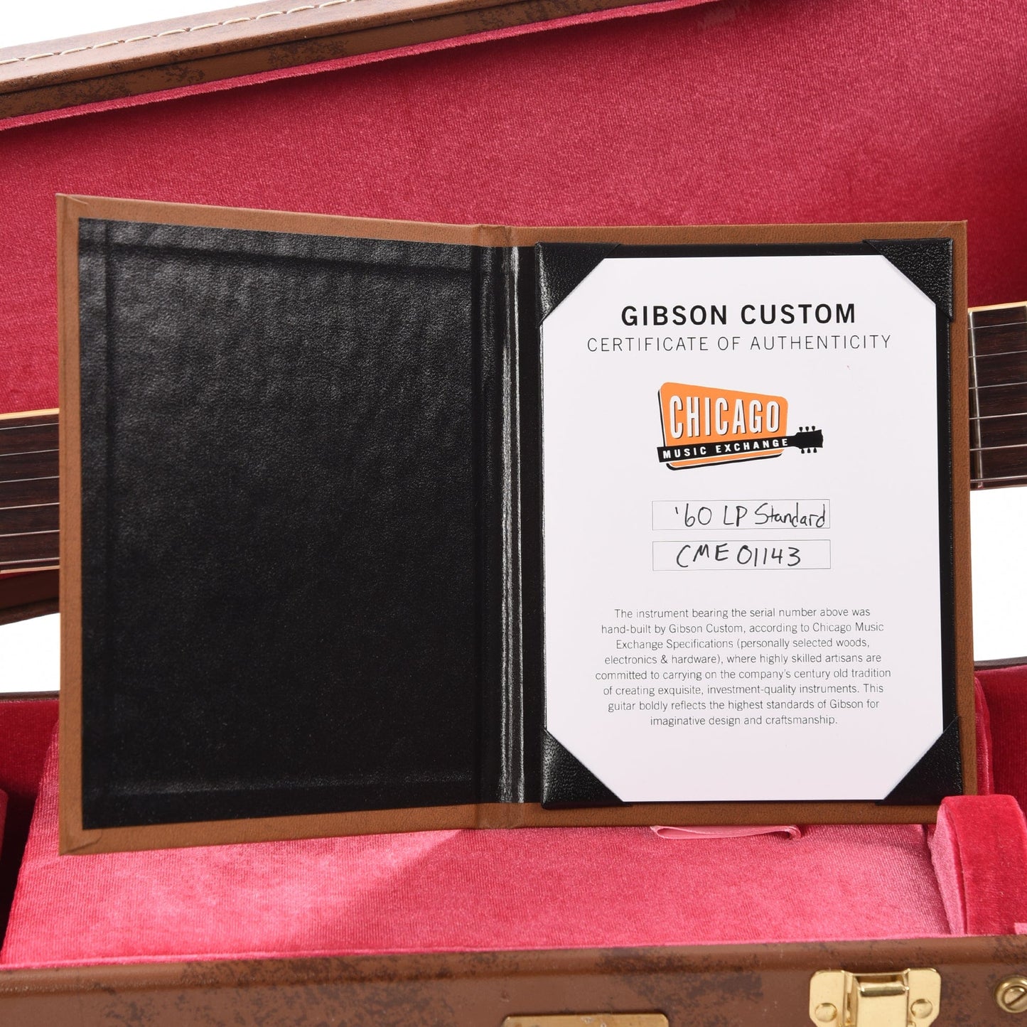 Gibson Custom Shop 1960 Les Paul Standard "CME Spec" Heritage Cherry Sunburst VOS w/Scarface Neck Electric Guitars / Solid Body