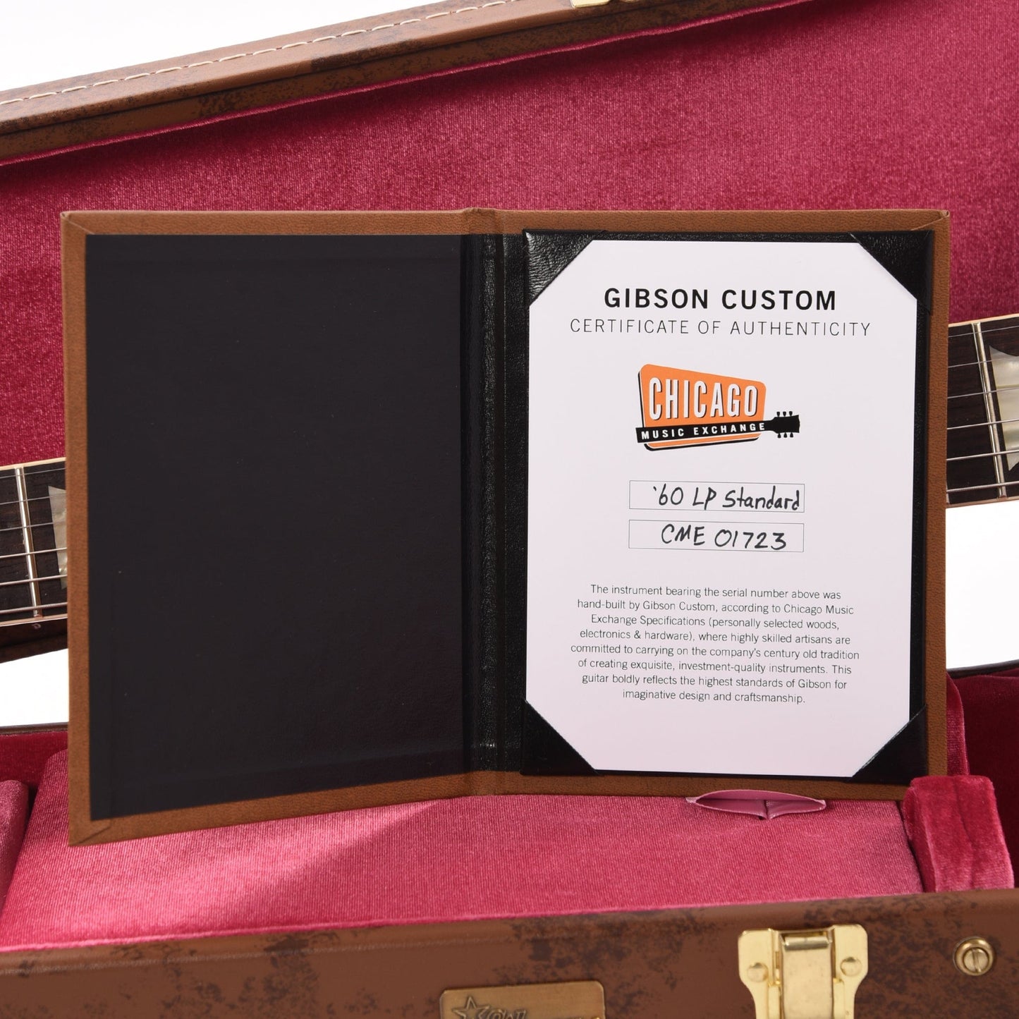 Gibson Custom Shop 1960 Les Paul Standard "CME Spec" Washed Bourbon Burst VOS w/60 V2 Neck Electric Guitars / Solid Body