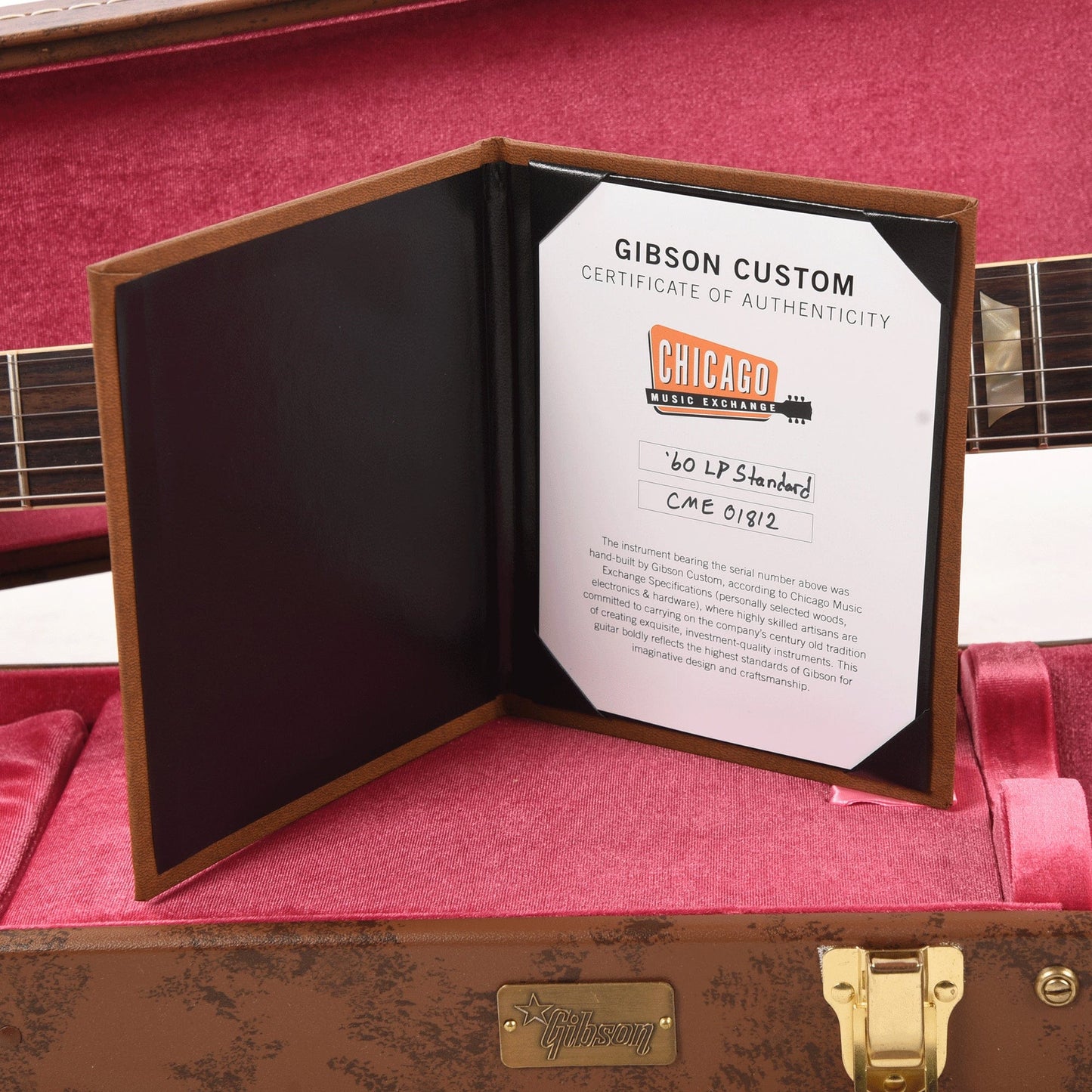 Gibson Custom Shop 1960 Les Paul Standard "CME Spec" Washed Bourbon Burst VOS w/60 V2 Neck Electric Guitars / Solid Body