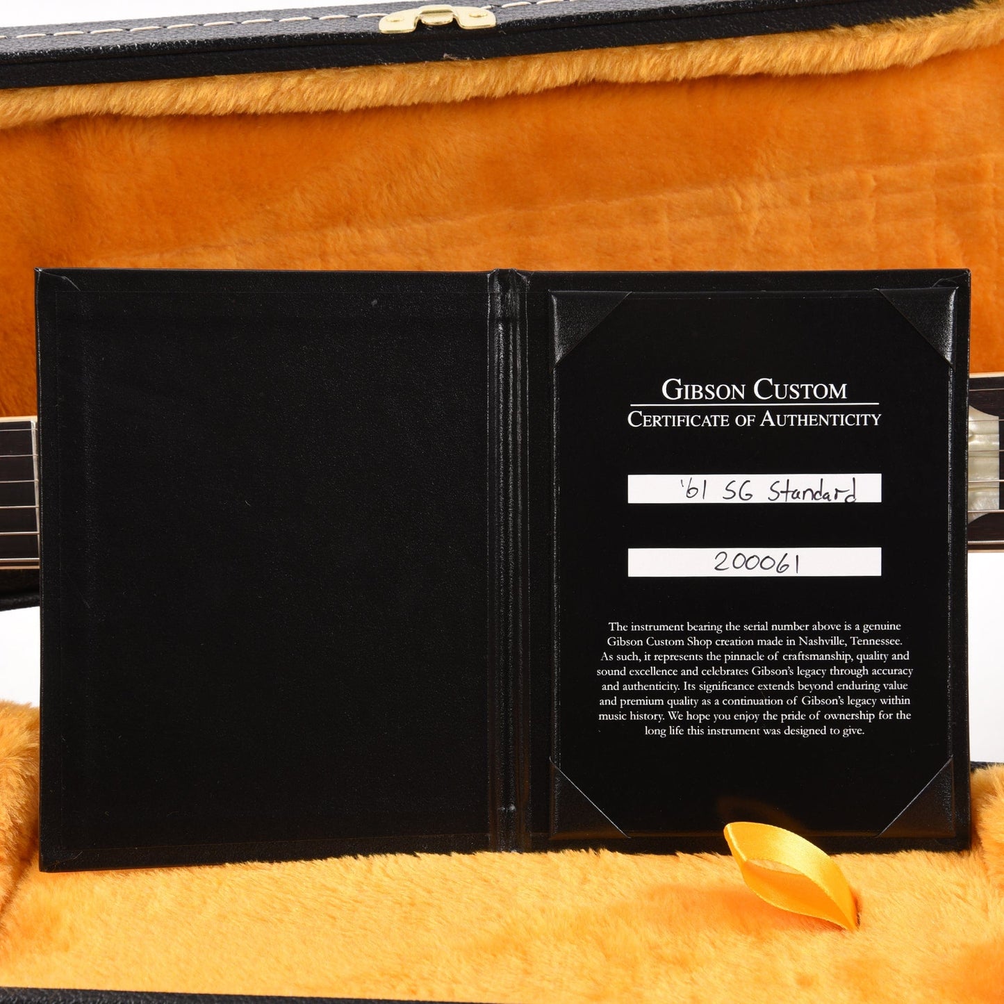 Gibson Custom Shop 1961 Les Paul SG Standard Reissue Cherry Red VOS Electric Guitars / Solid Body