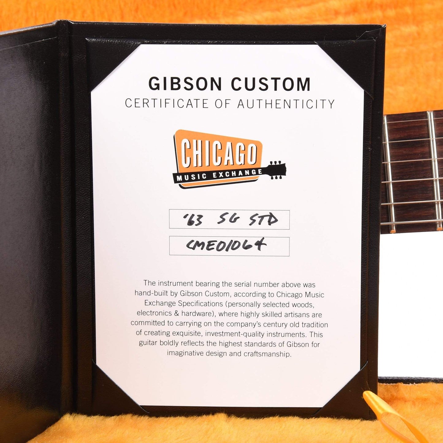 Gibson Custom Shop 1963 SG Junior Reissue "CME Spec" Antique Shell Pink VOS Electric Guitars / Solid Body