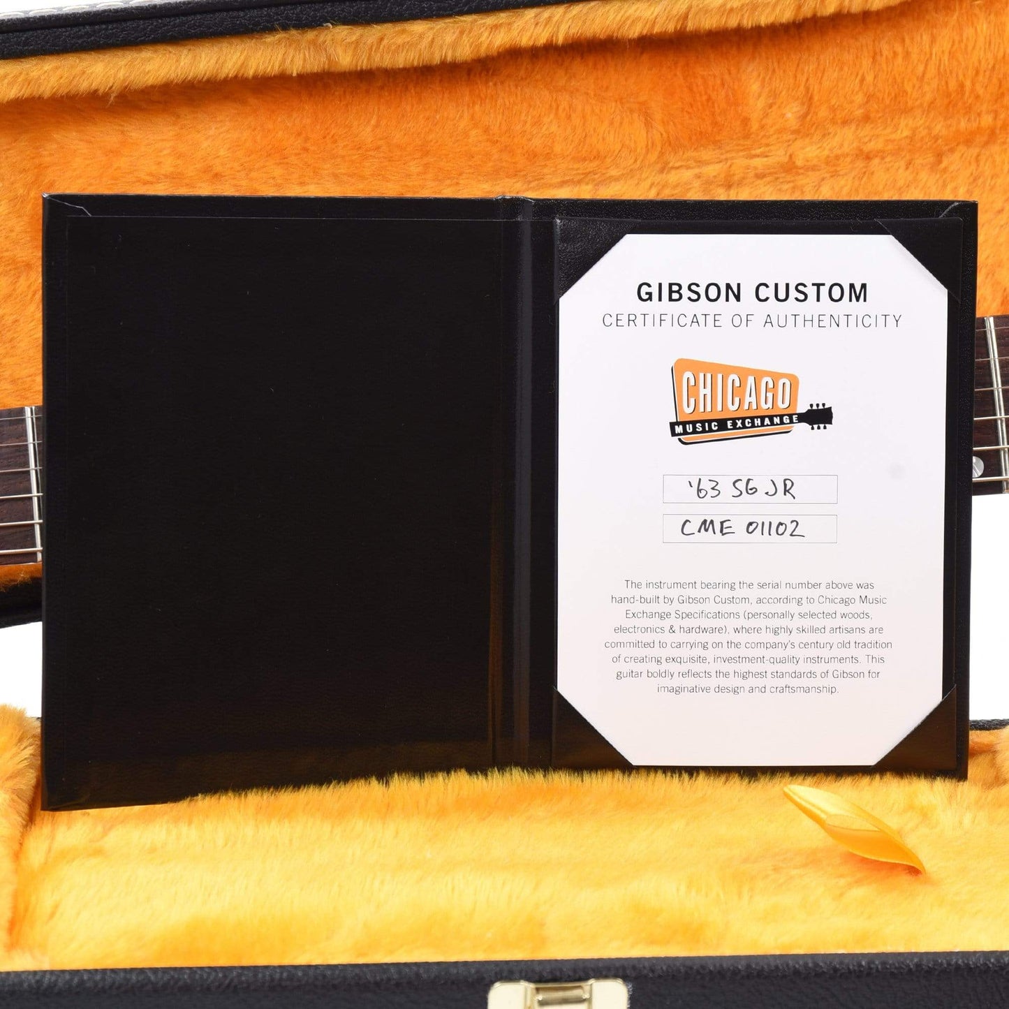 Gibson Custom Shop 1963 SG Junior Reissue "CME Spec" Antique Shell Pink VOS Electric Guitars / Solid Body