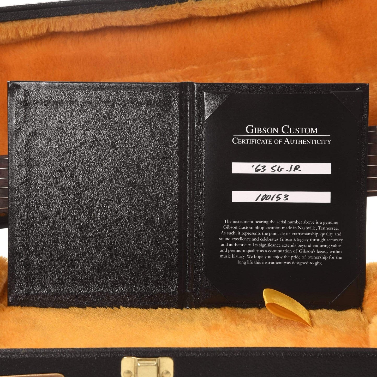 Gibson Custom Shop 1963 SG Junior Reissue Lightning Bar Cherry Red VOS Electric Guitars / Solid Body