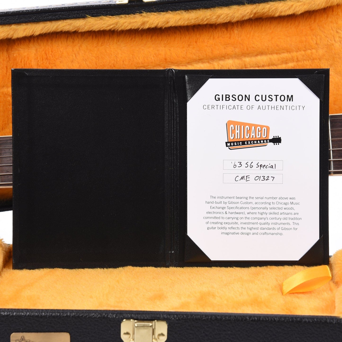 Gibson Custom Shop 1963 SG Special Reissue Antique Ebony VOS Electric Guitars / Solid Body