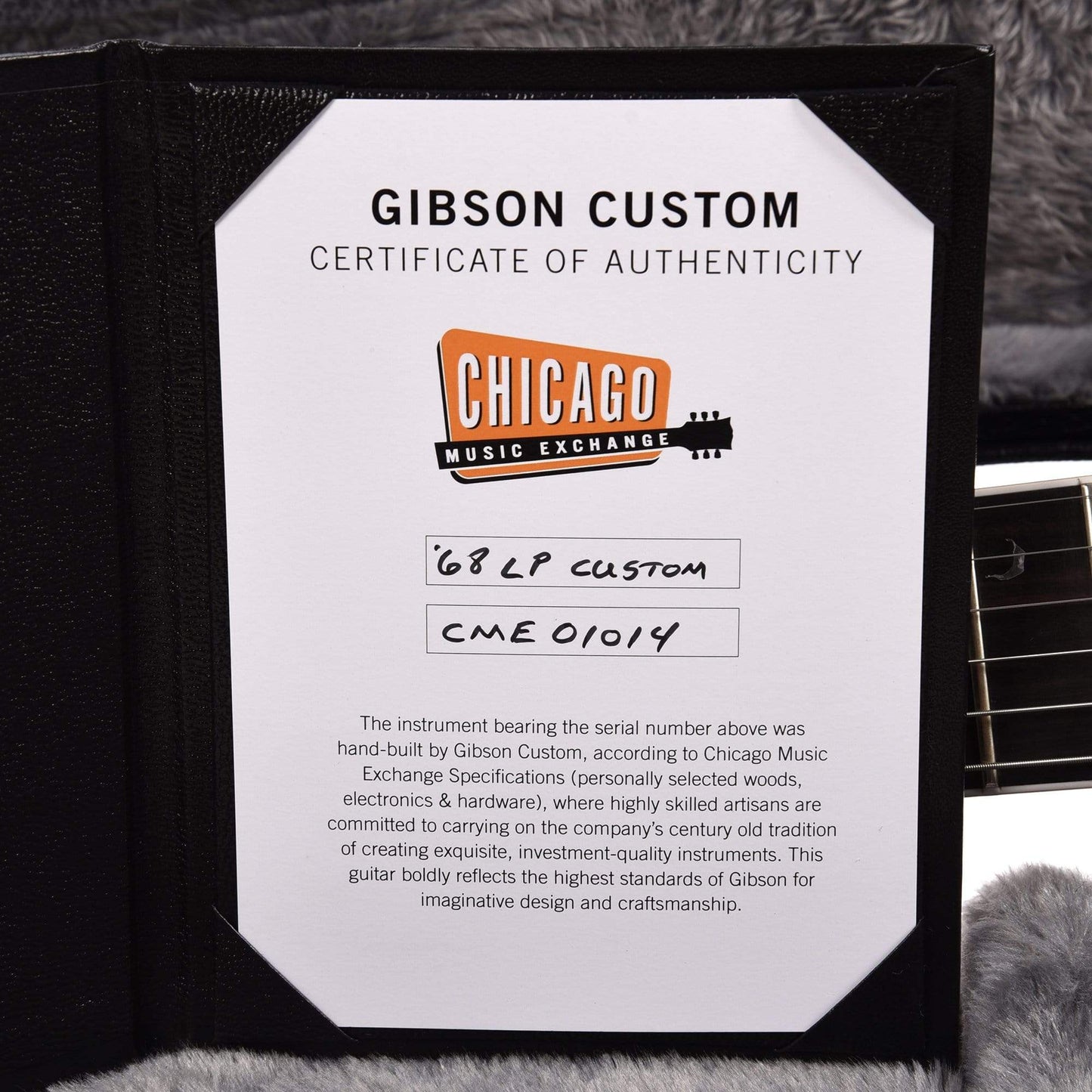 Gibson Custom Shop 1968 Les Paul Custom "CME Spec" Ebony VOS Electric Guitars / Solid Body